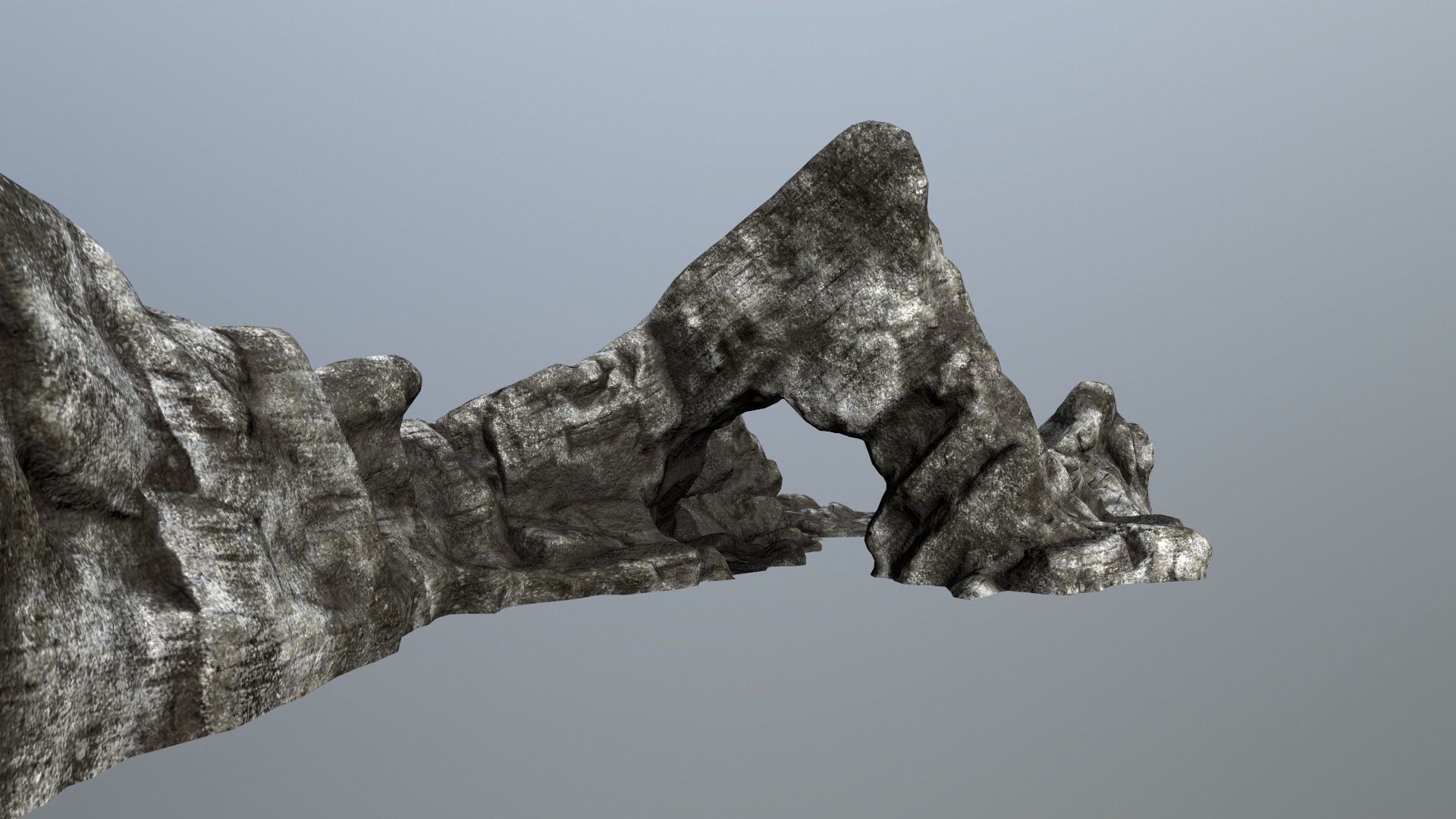 rocks rock Low-poly 3D model_12