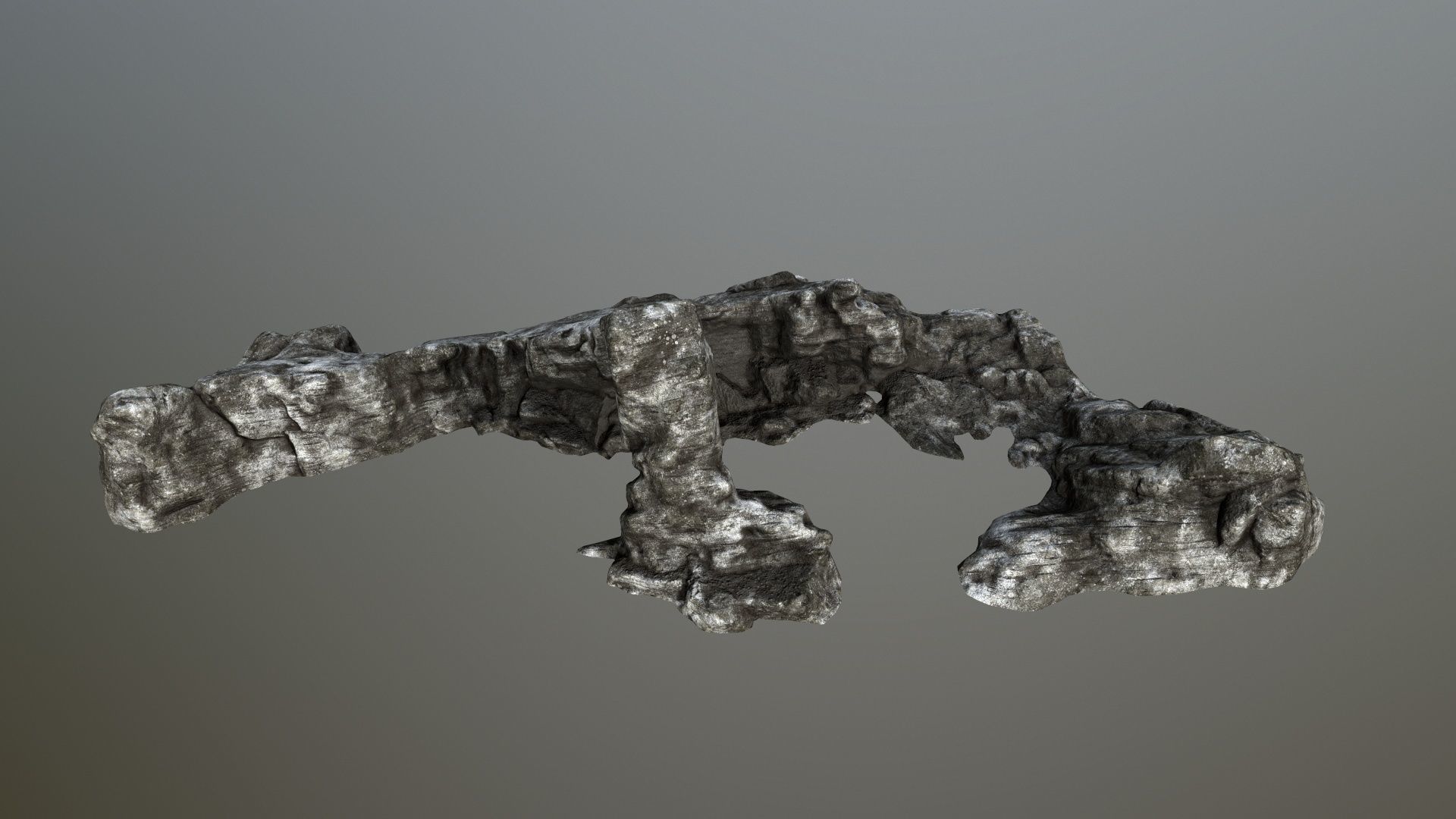 rocks rock Low-poly 3D model_10