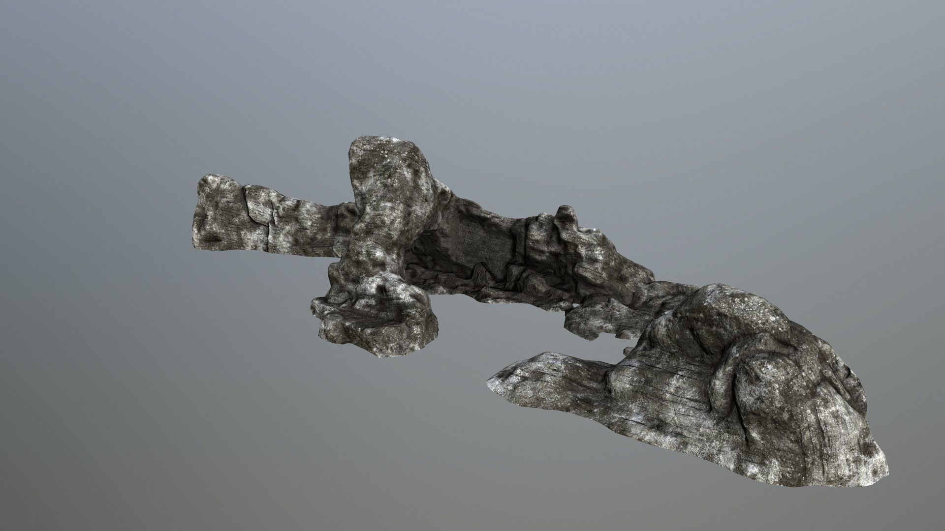 rocks rock Low-poly 3D model_8