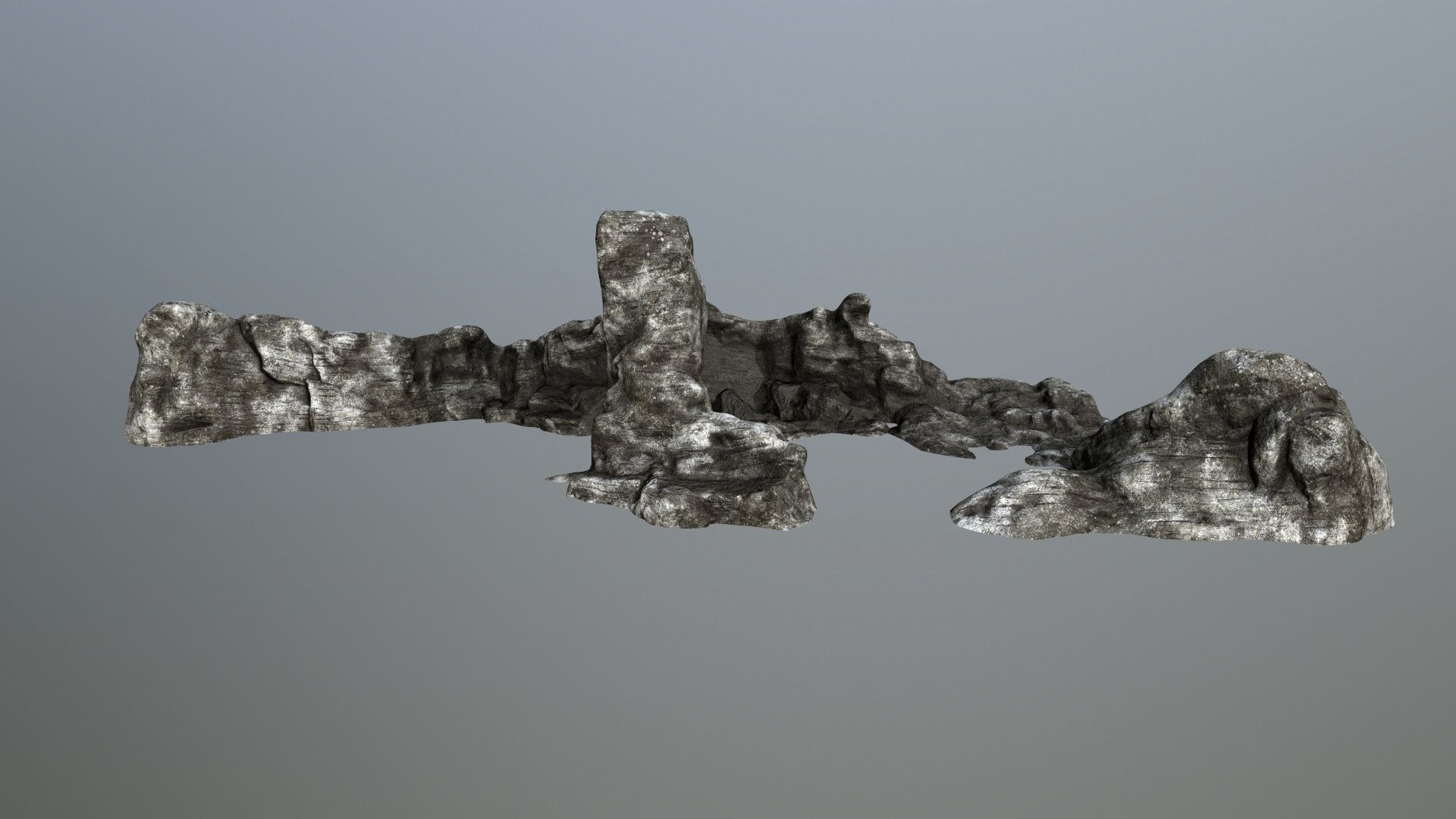 rocks rock Low-poly 3D model_9