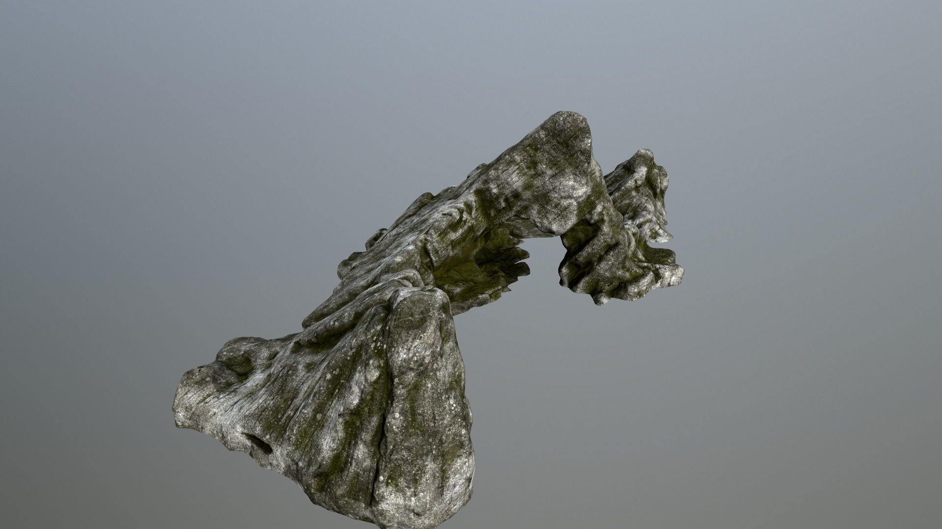 rocks rock Low-poly 3D model_2