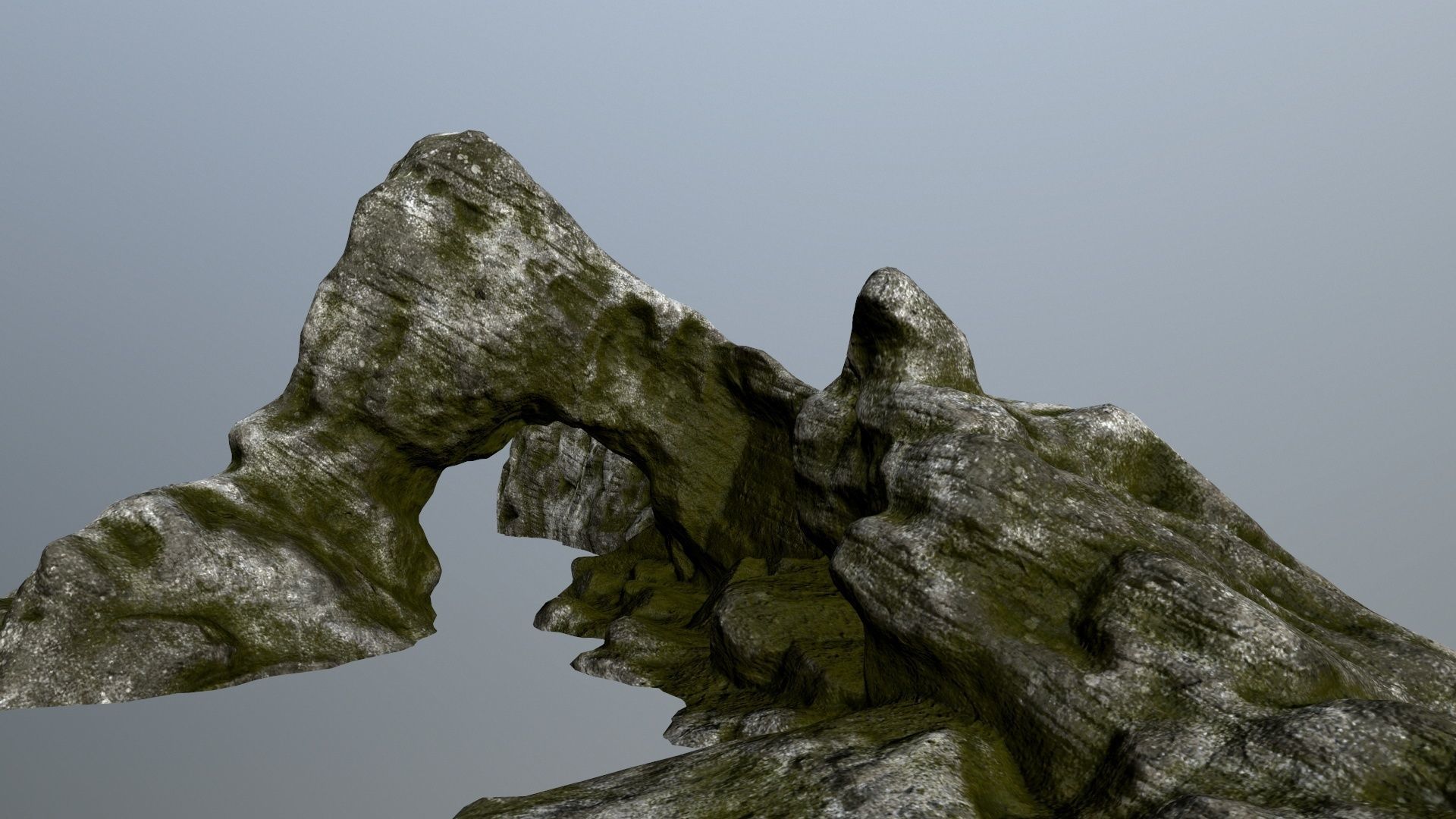 rocks rock Low-poly 3D model_14