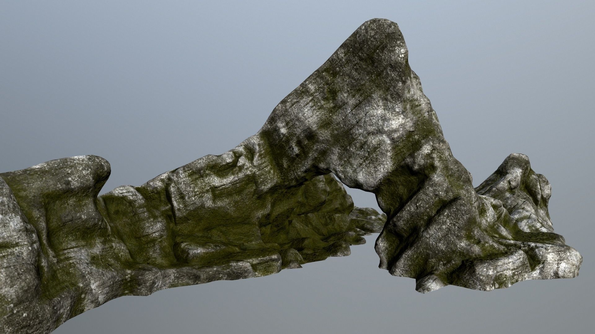 rocks rock Low-poly 3D model_12