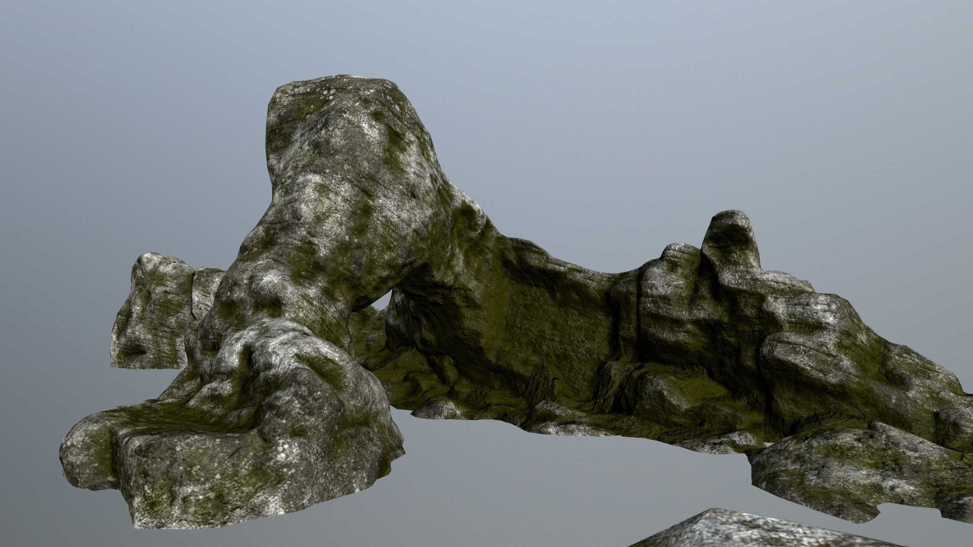 rocks rock Low-poly 3D model_13