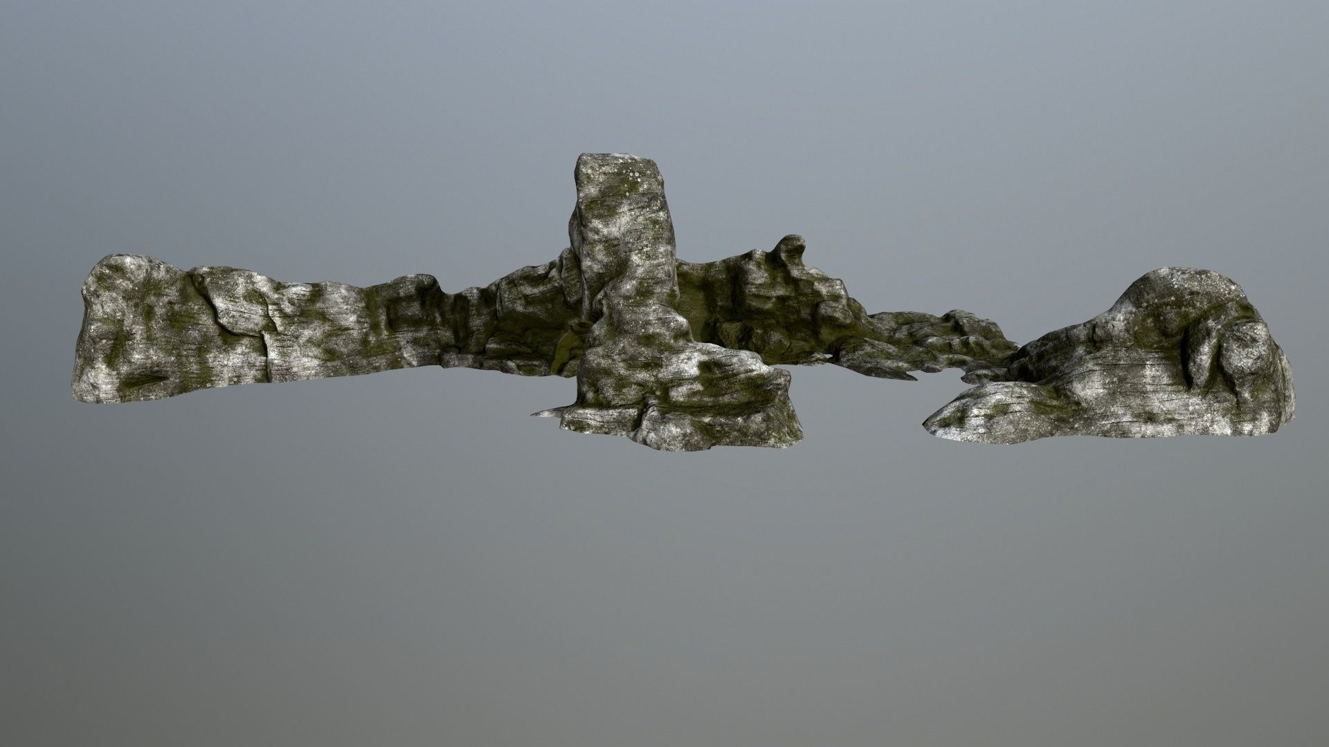 rocks rock Low-poly 3D model_9
