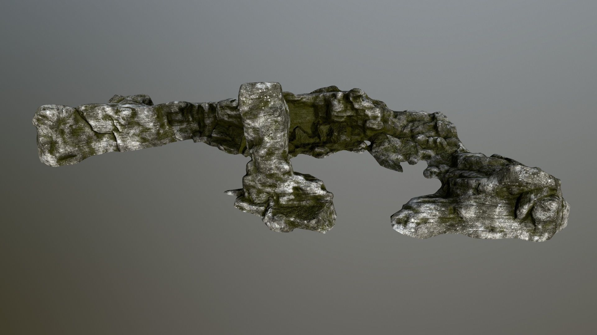 rocks rock Low-poly 3D model_10