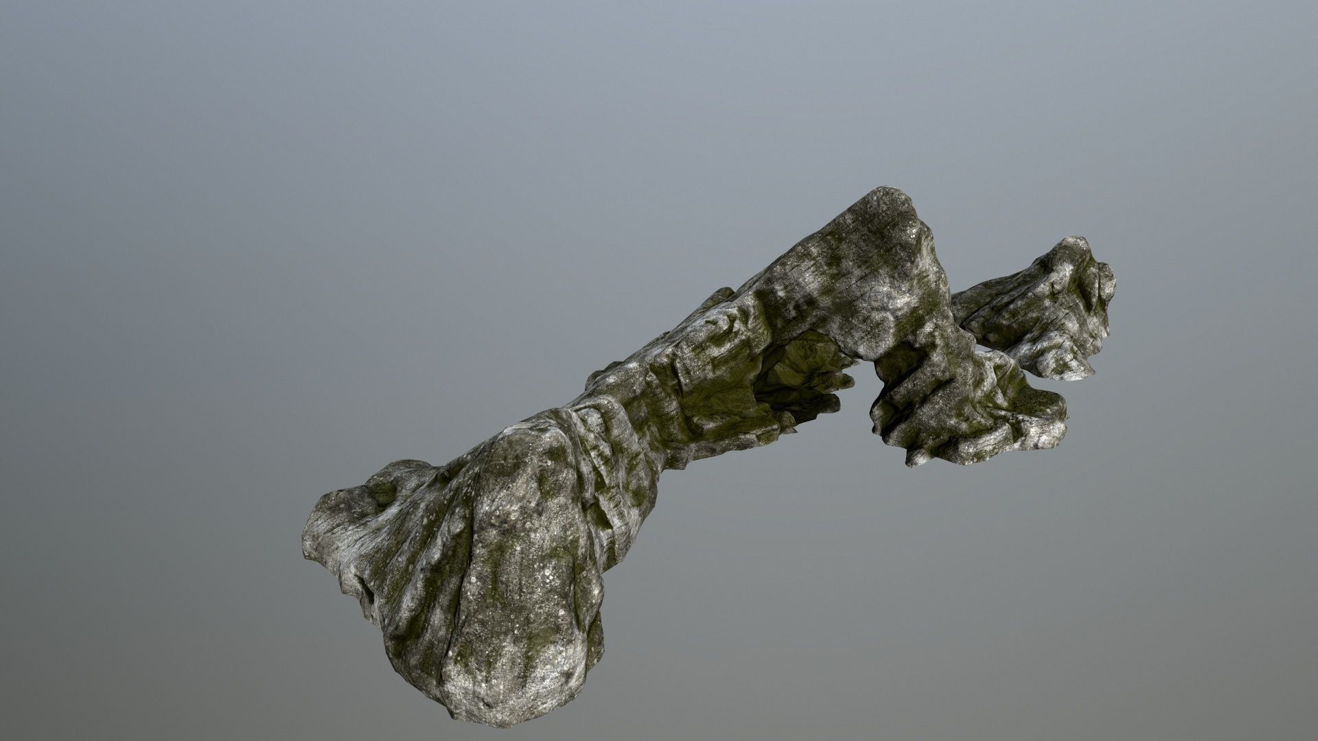 rocks rock Low-poly 3D model_1