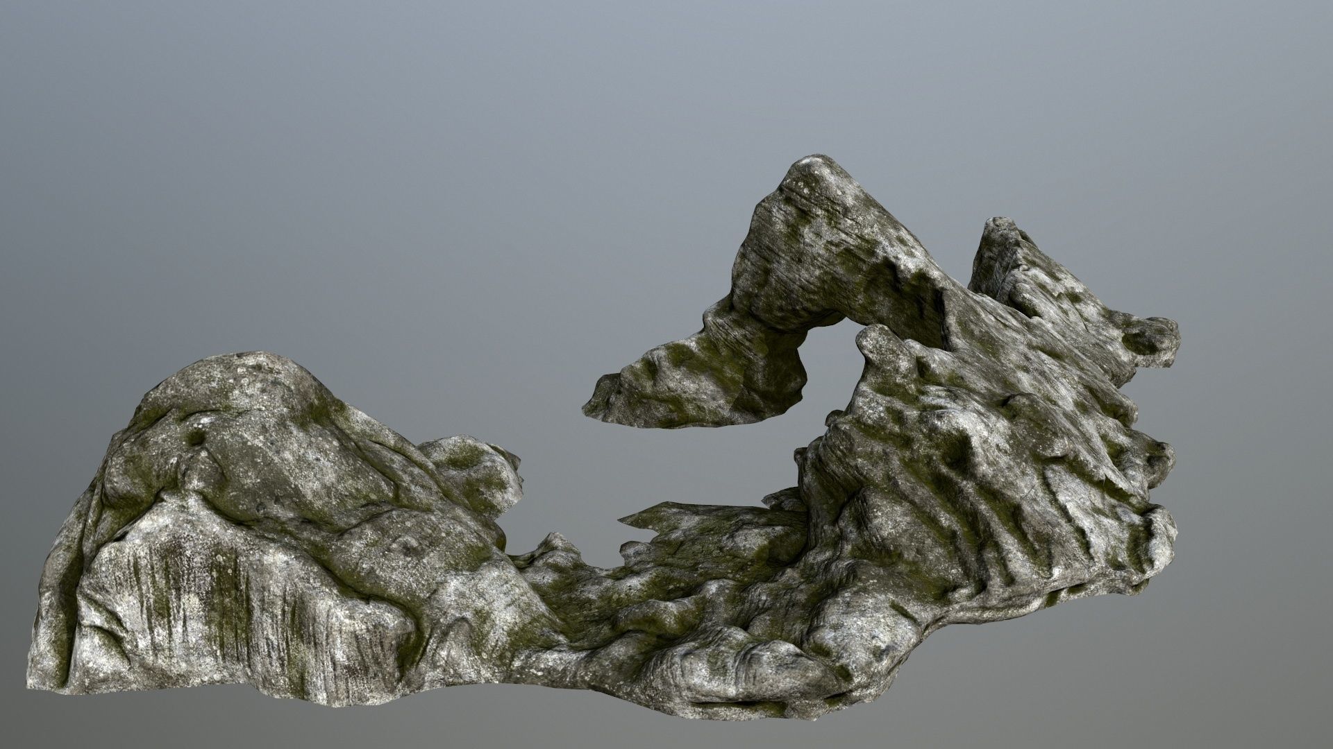 rocks rock Low-poly 3D model_6