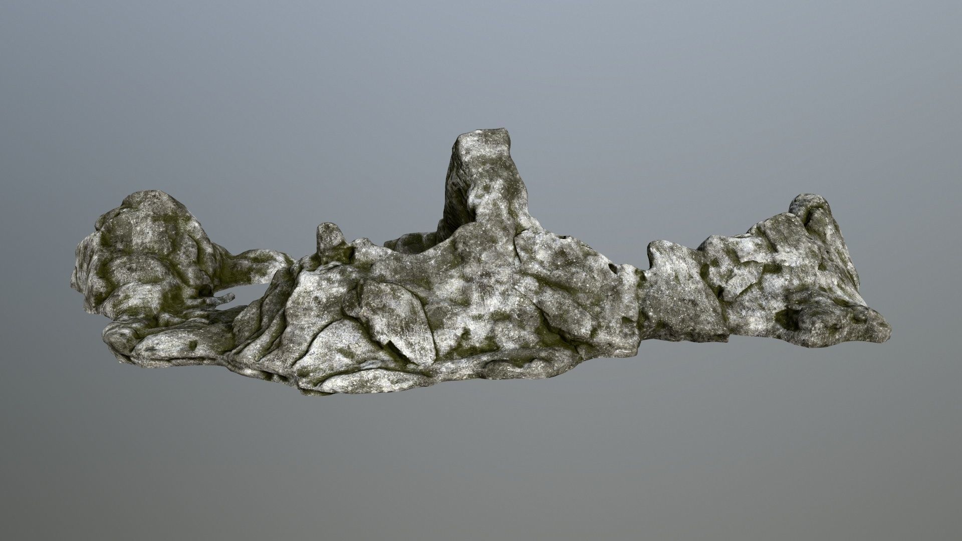 rocks rock Low-poly 3D model_5
