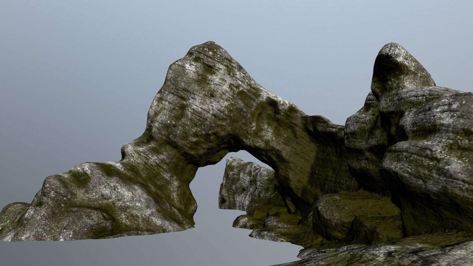 rocks rock Low-poly 3D model_15