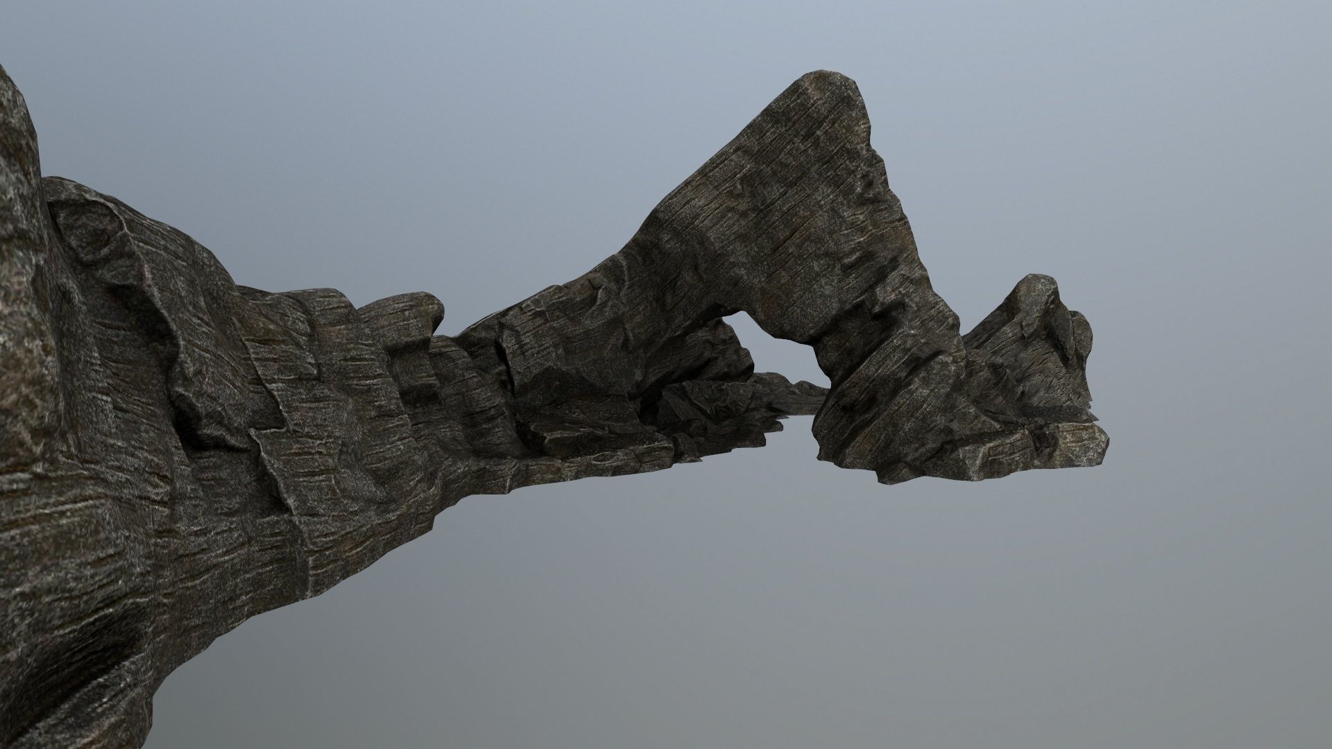 rocks rock Low-poly 3D model_11