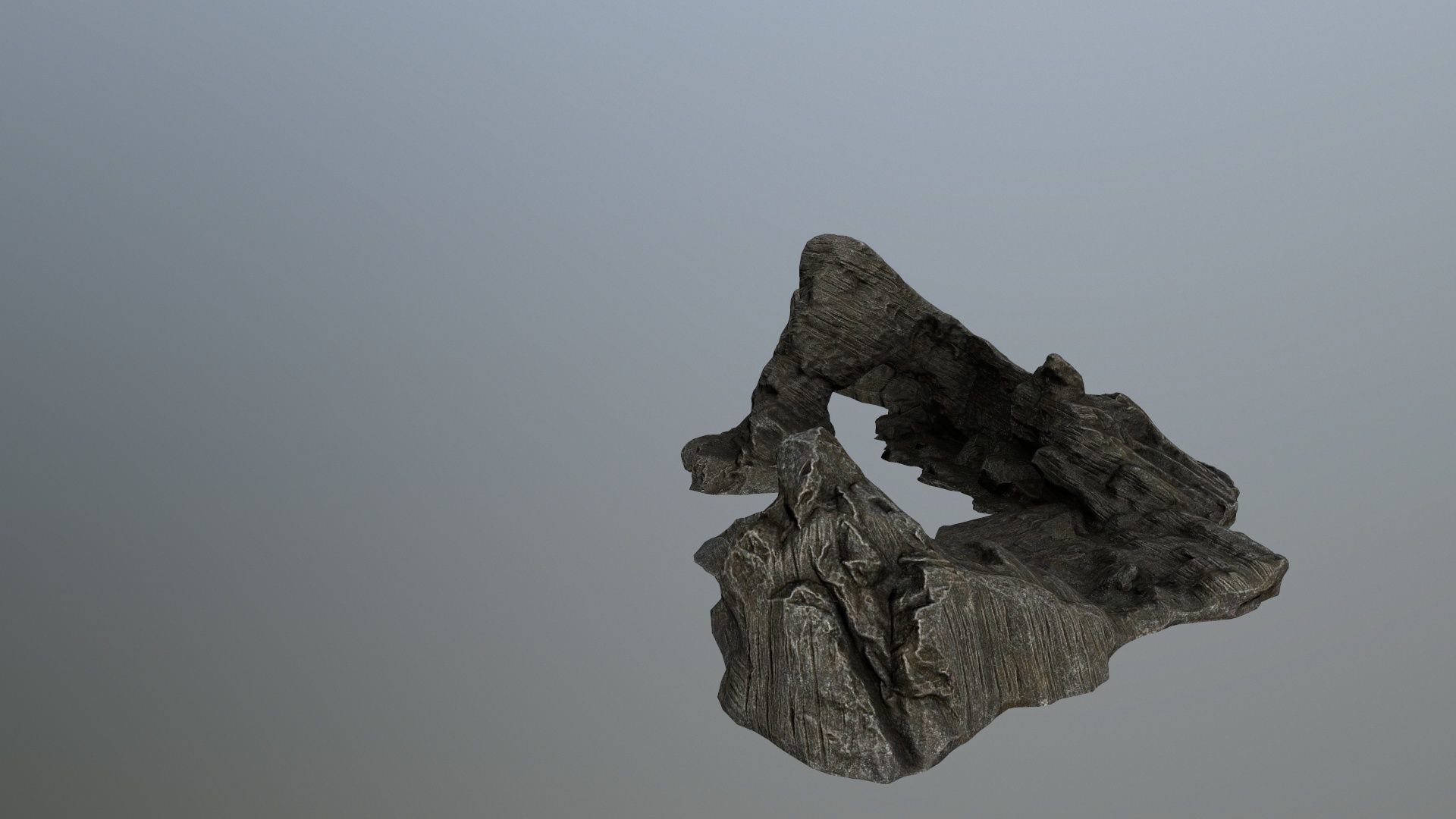 rocks rock Low-poly 3D model_6