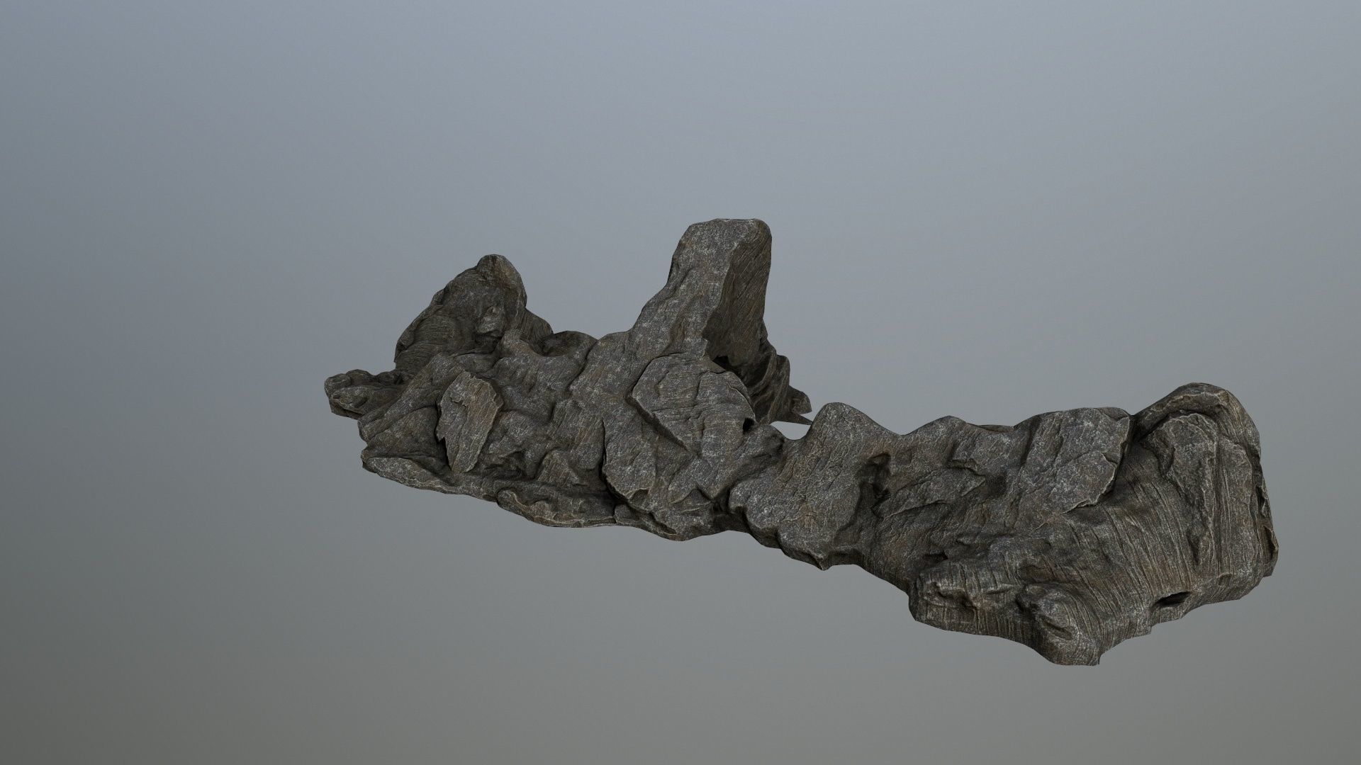 rocks rock Low-poly 3D model_3
