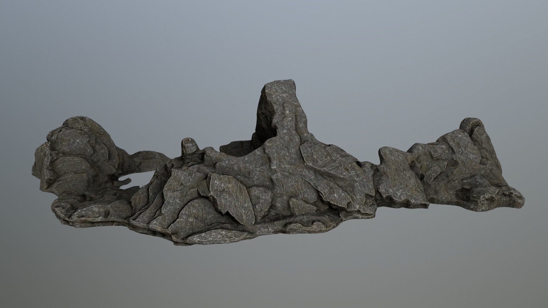 rocks rock Low-poly 3D model_4