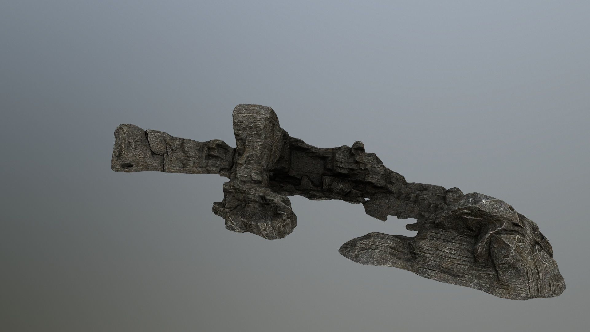 rocks rock Low-poly 3D model_7