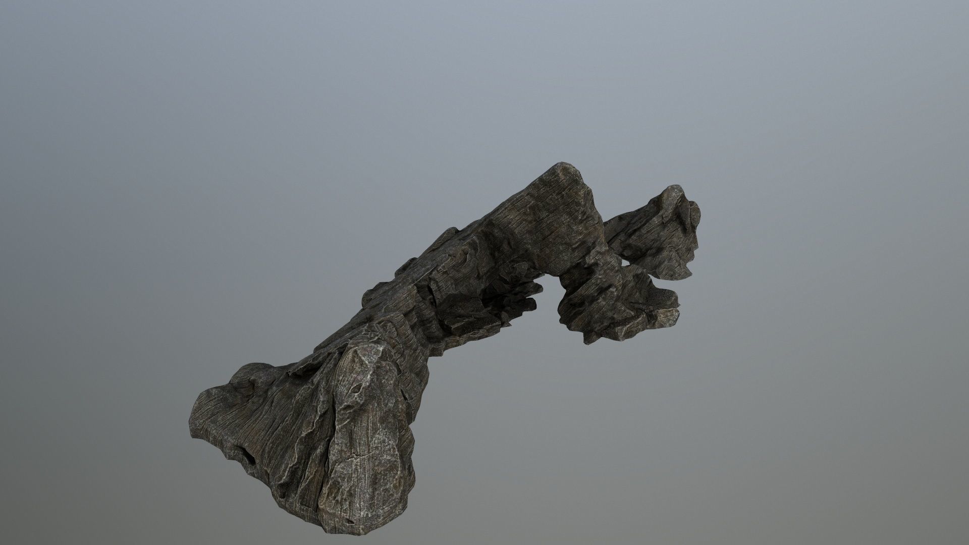 rocks rock Low-poly 3D model_1