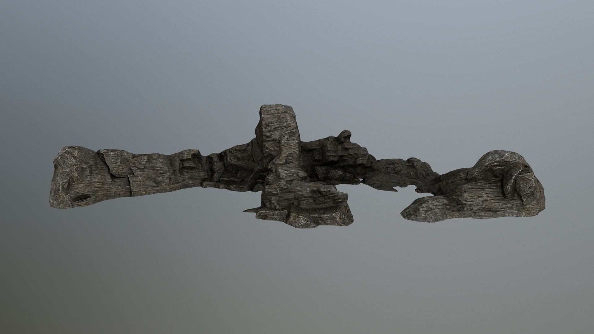 rocks rock Low-poly 3D model_8