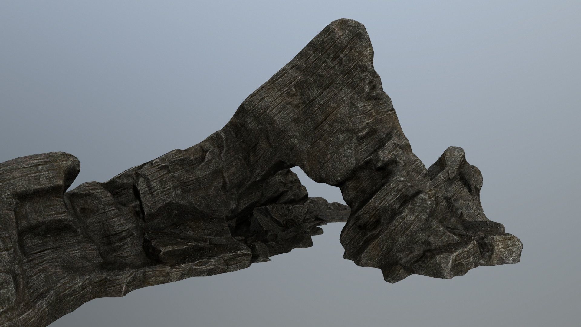 rocks rock Low-poly 3D model_12