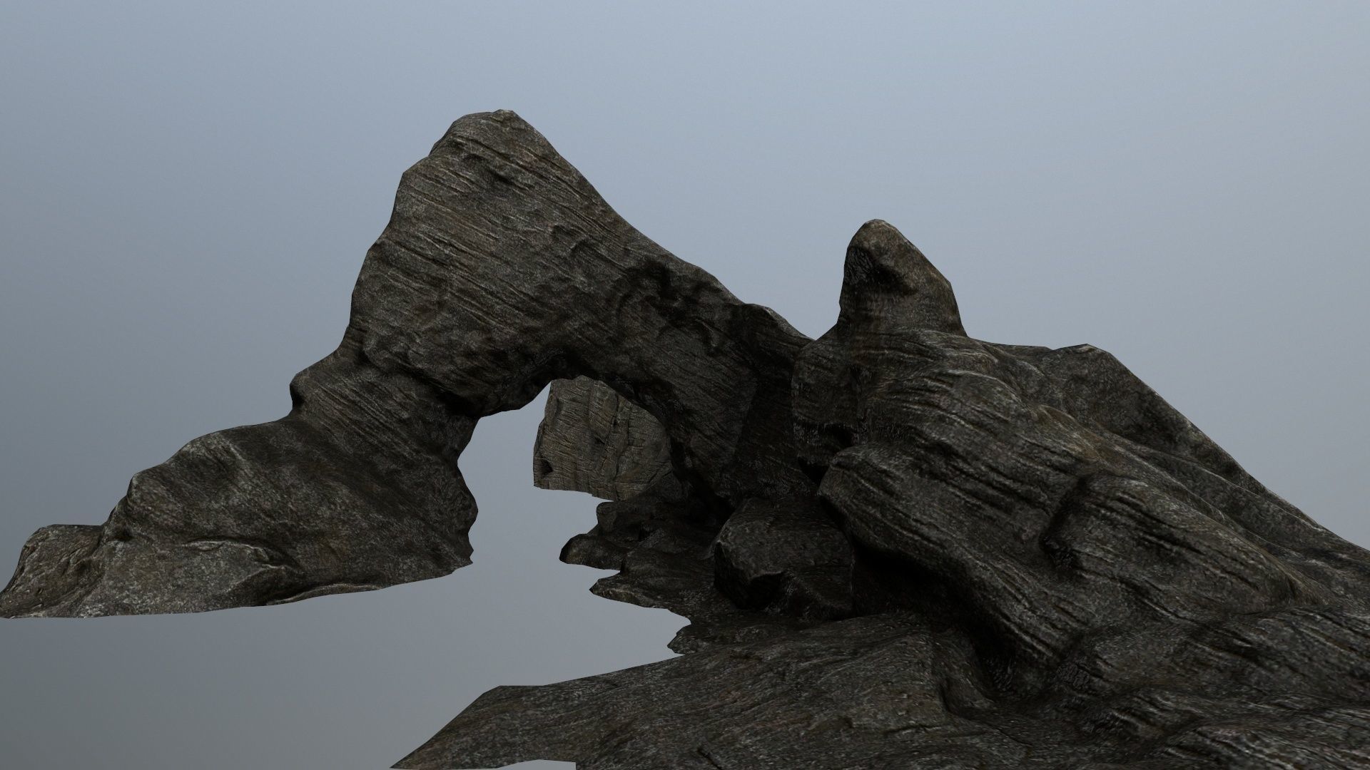 rocks rock Low-poly 3D model_13