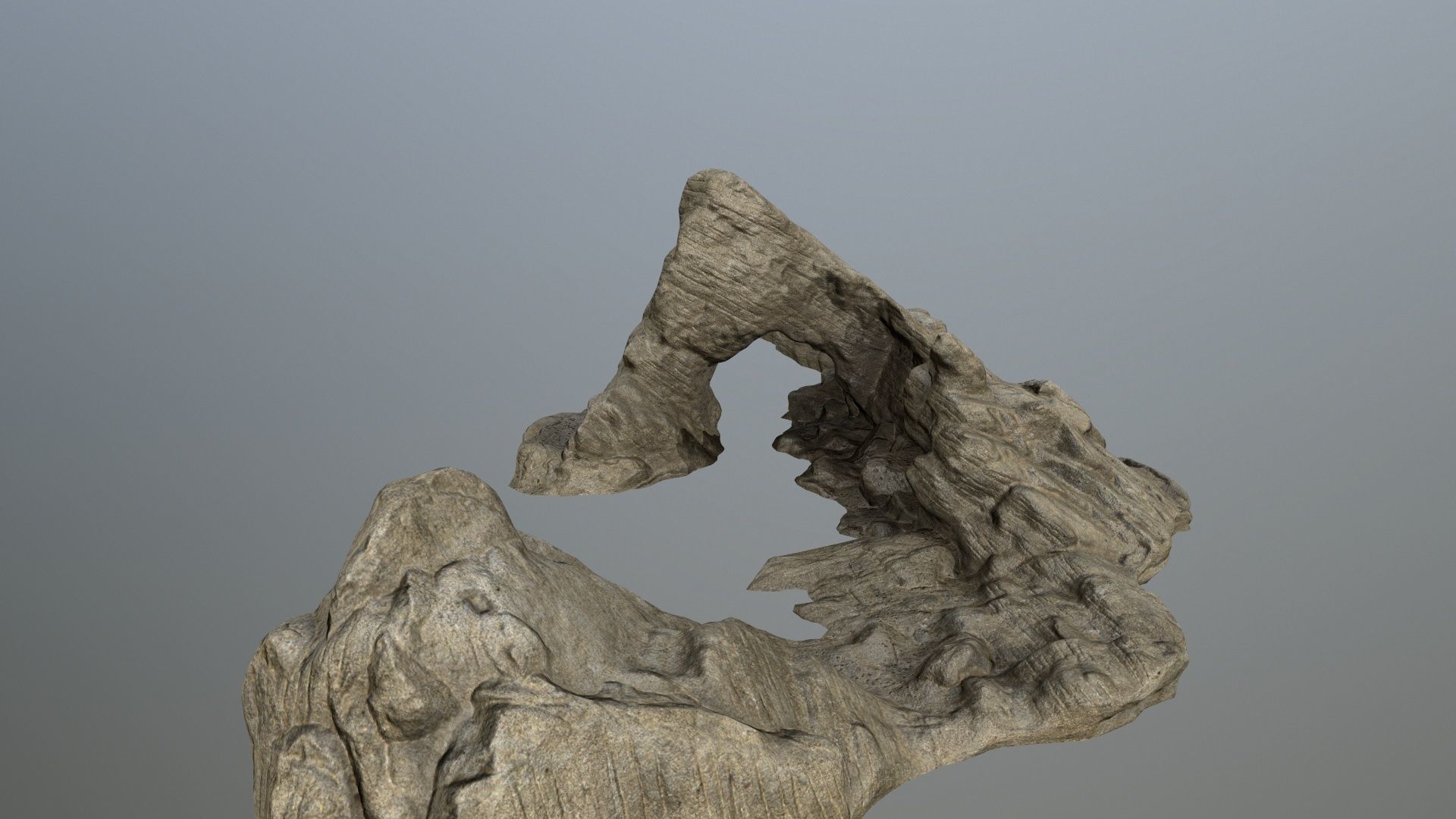 rocks rock Low-poly 3D model_7