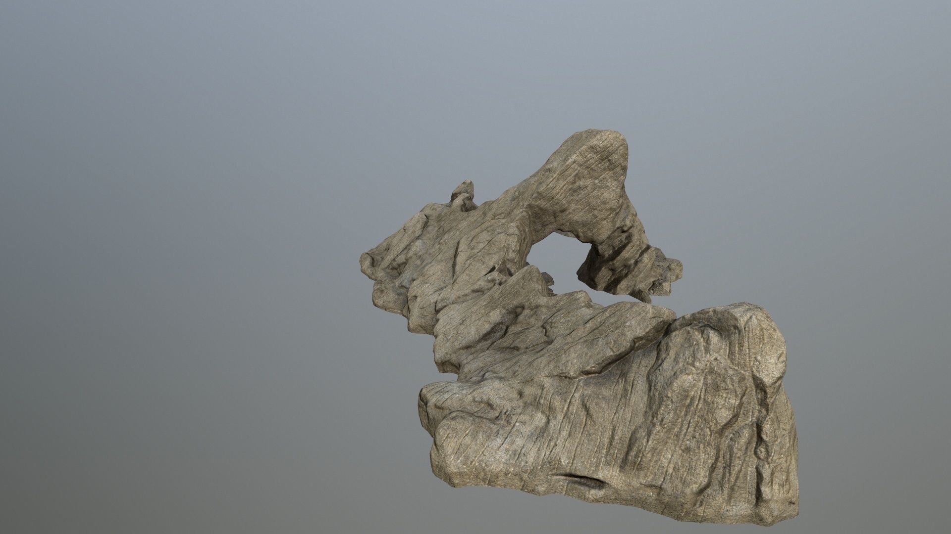 rocks rock Low-poly 3D model_2