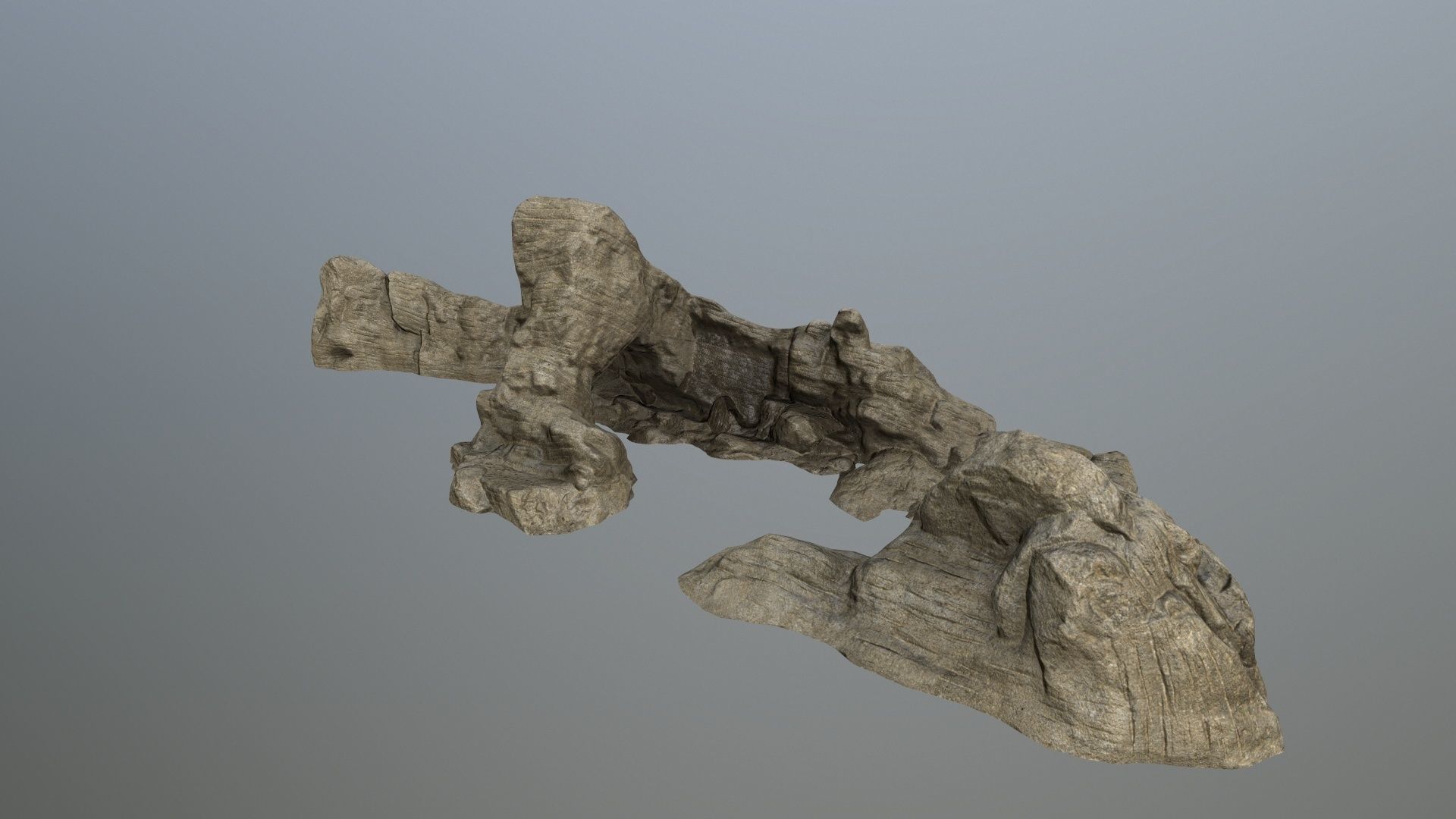 rocks rock Low-poly 3D model_9