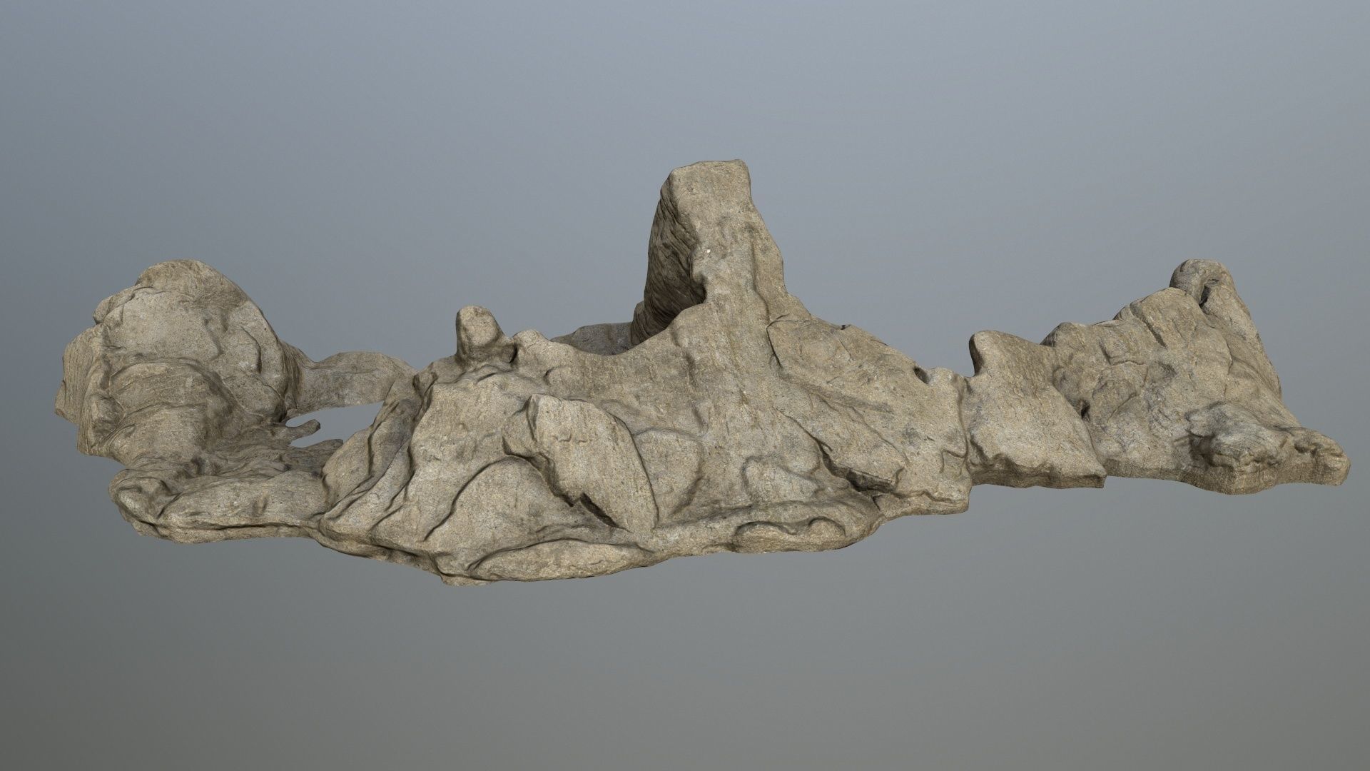 rocks rock Low-poly 3D model_4
