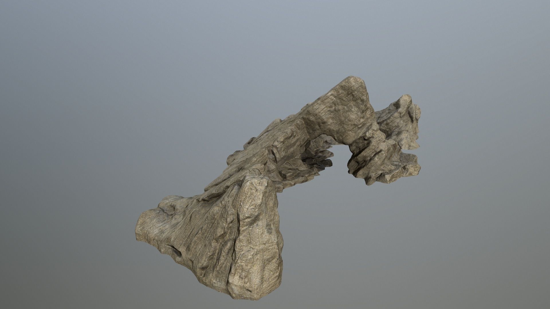 rocks rock Low-poly 3D model_1