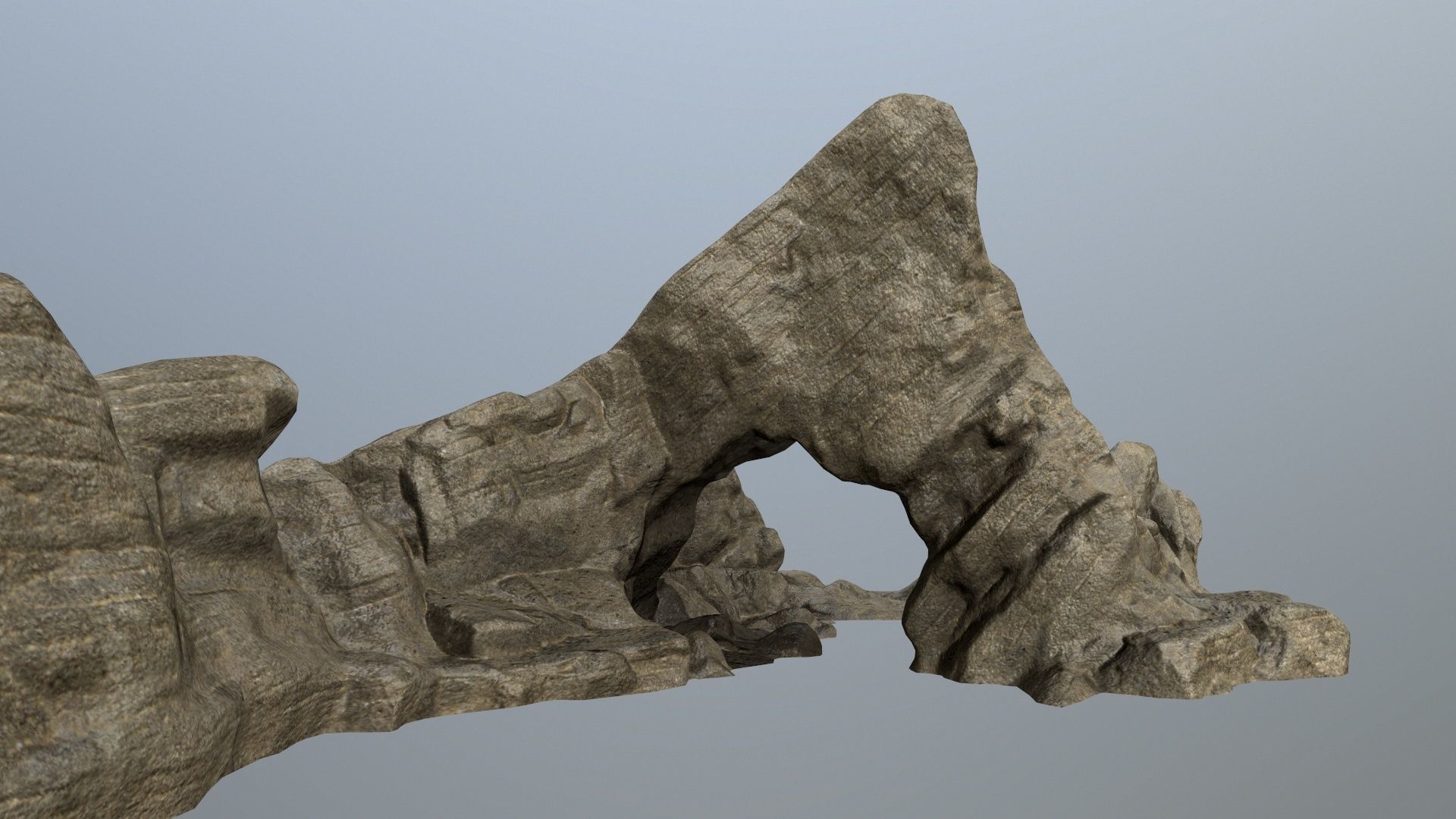 rocks rock Low-poly 3D model_13