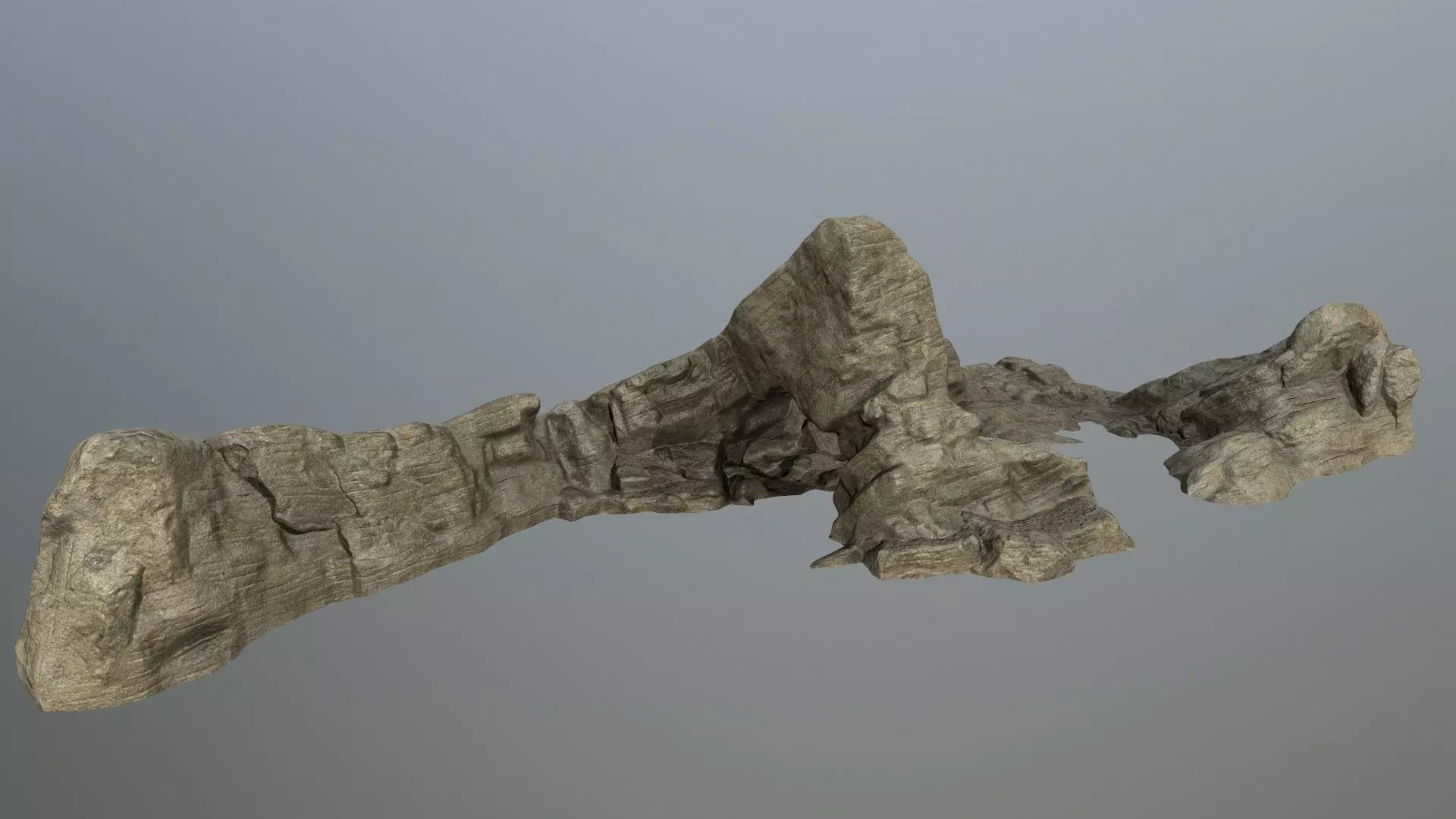 rocks rock Low-poly 3D model_0