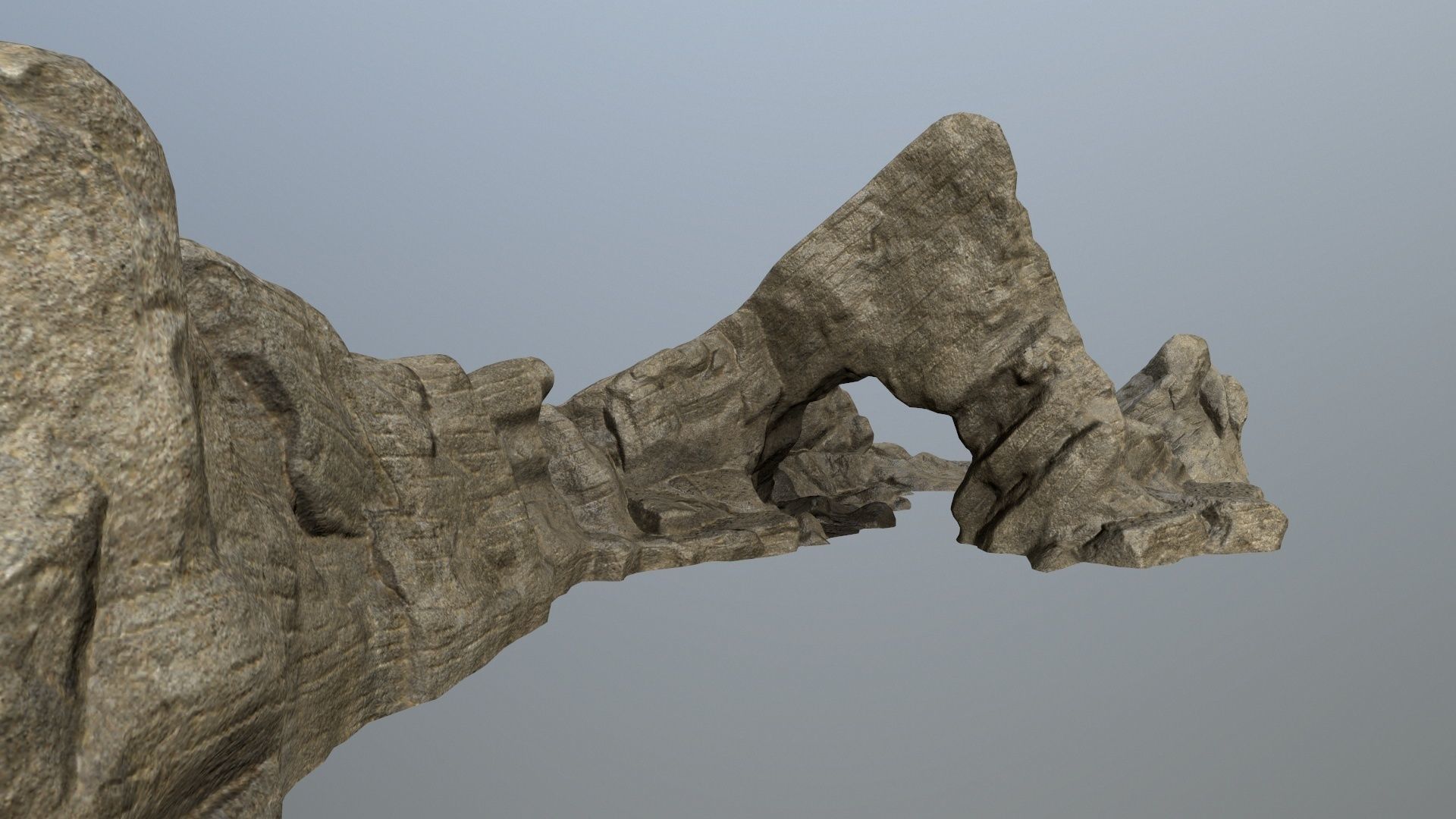 rocks rock Low-poly 3D model_12