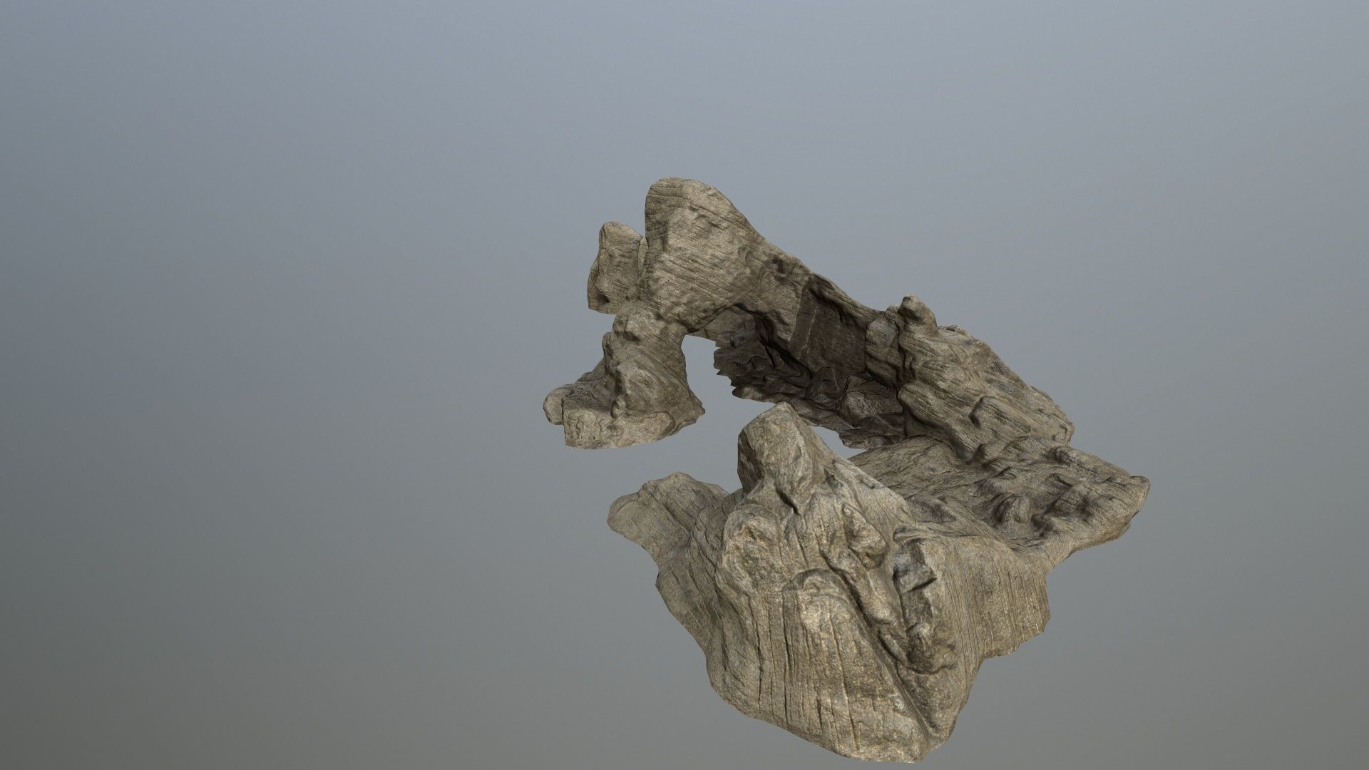 rocks rock Low-poly 3D model_8