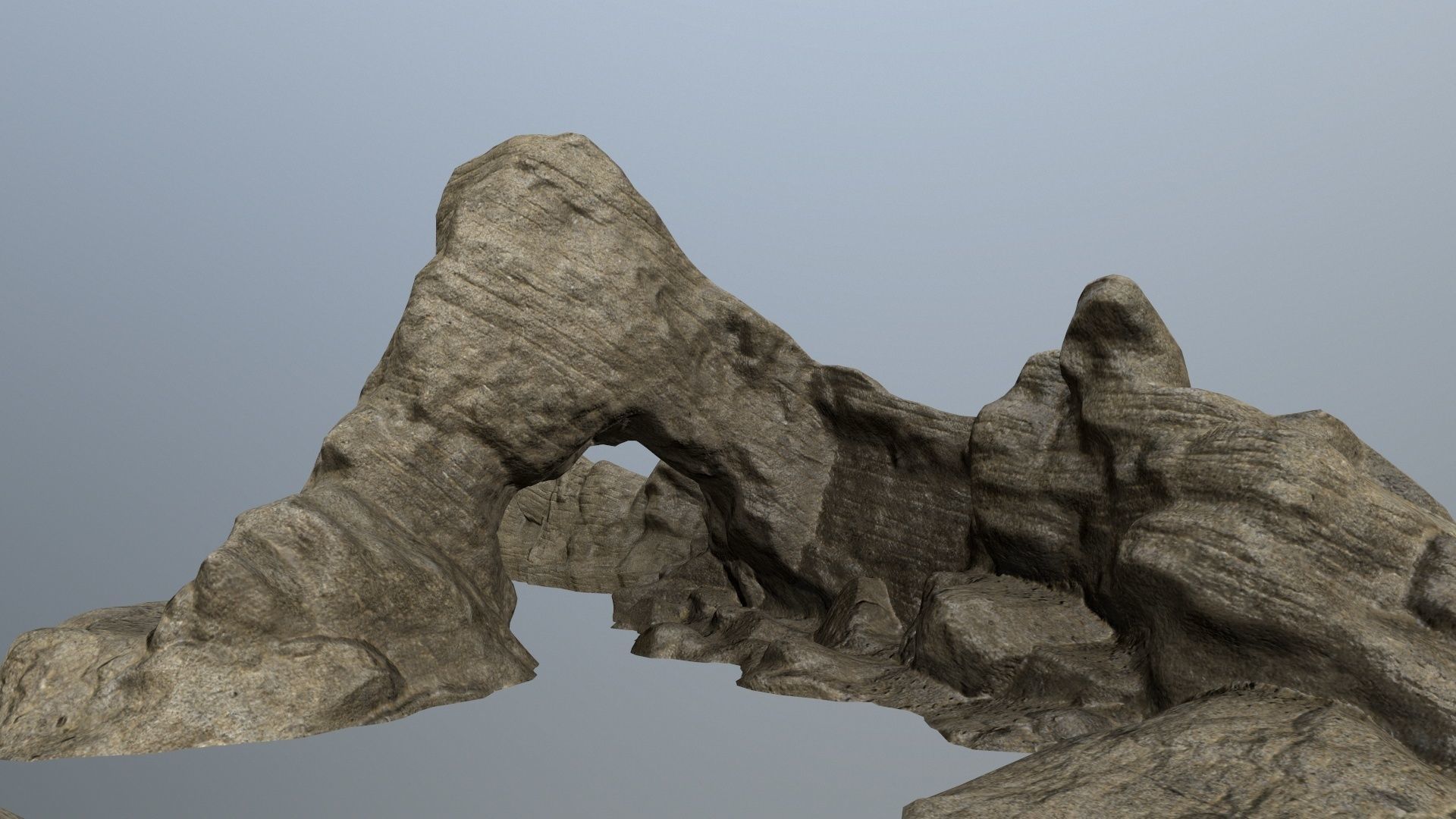 rocks rock Low-poly 3D model_14