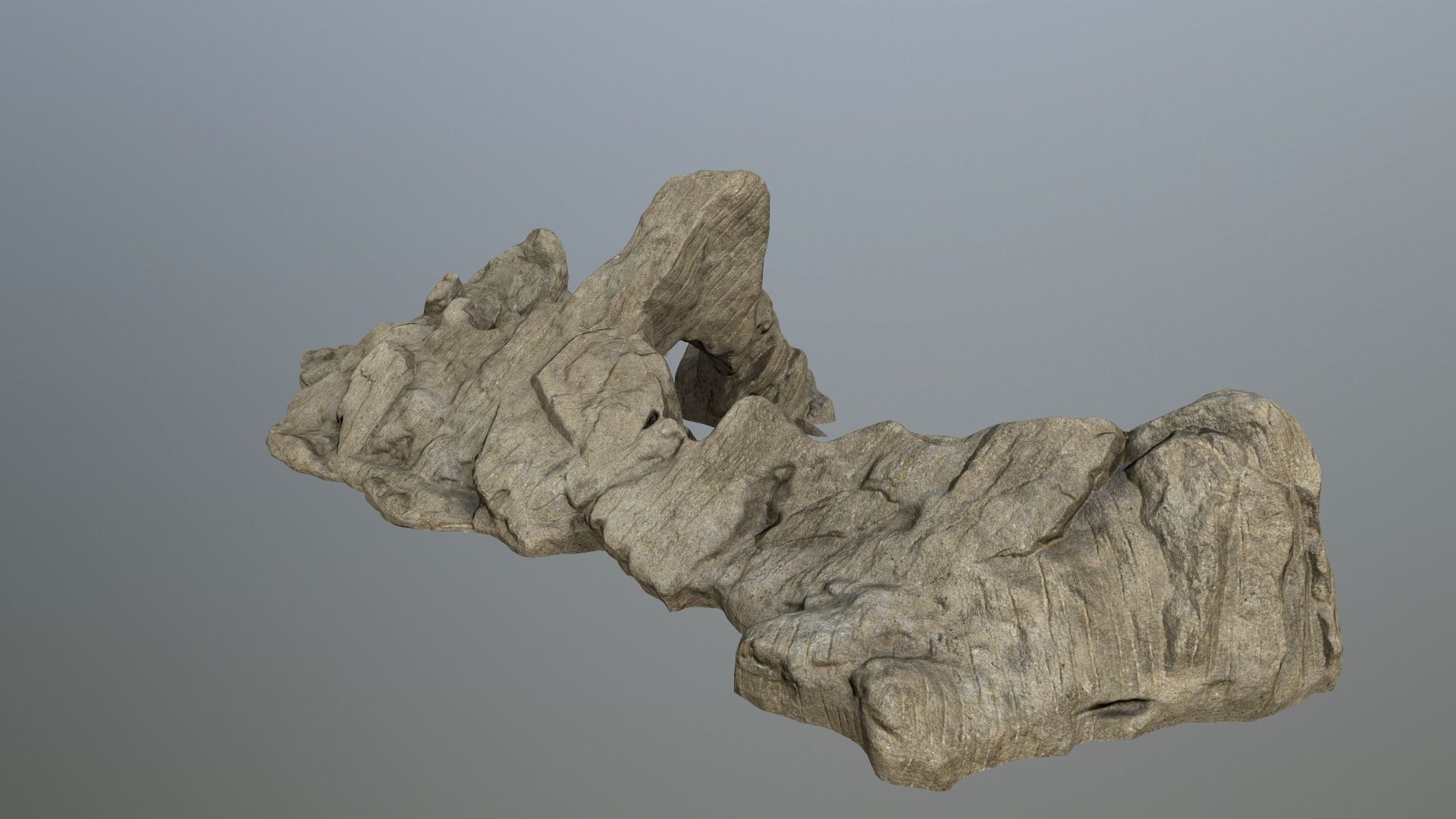 rocks rock Low-poly 3D model_3