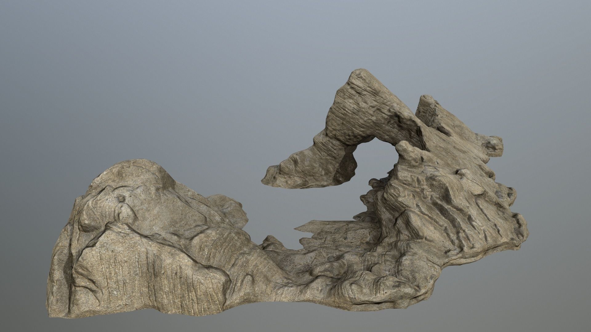 rocks rock Low-poly 3D model_5