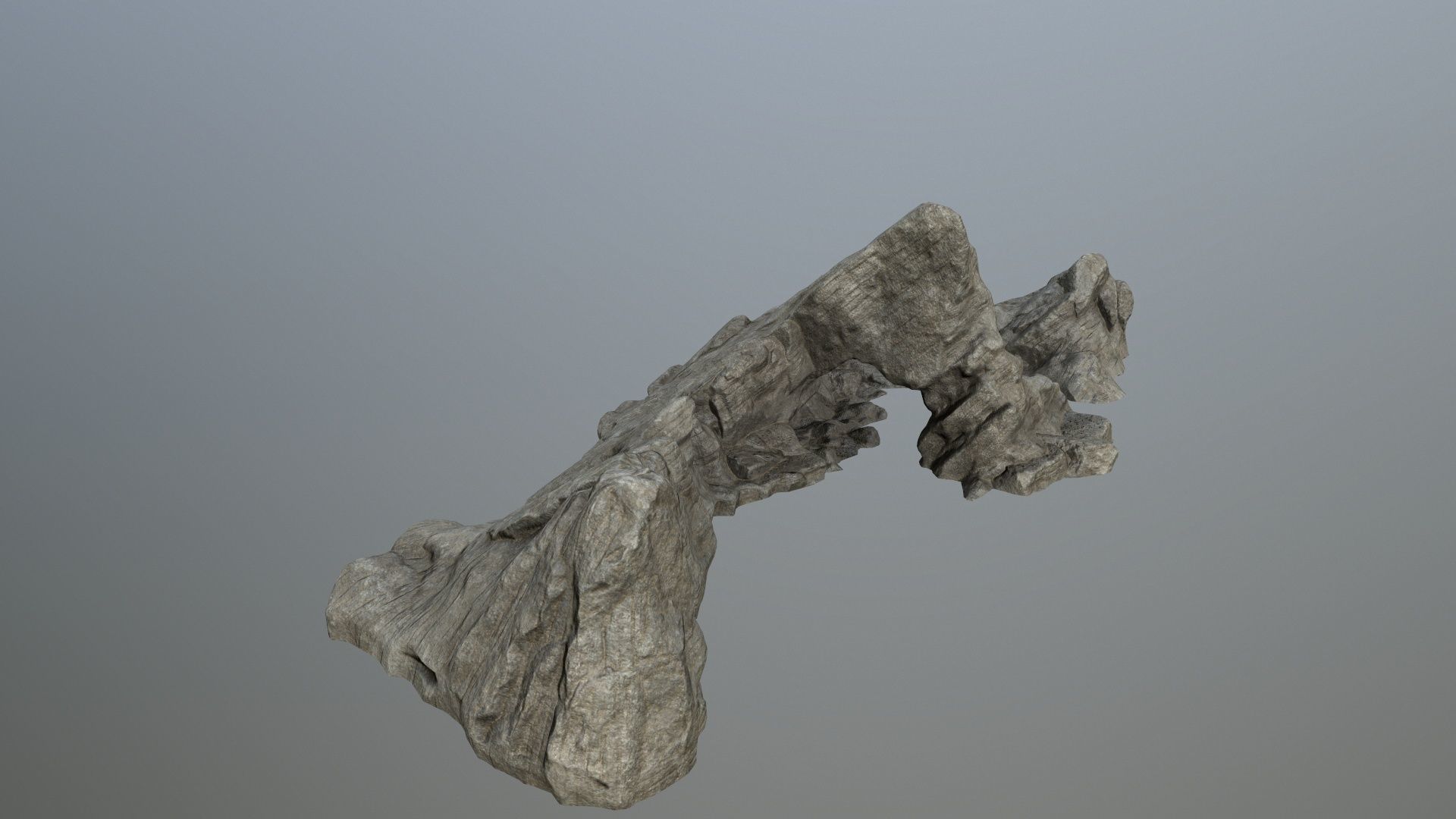 rocks rock formation Low-poly 3D model_1