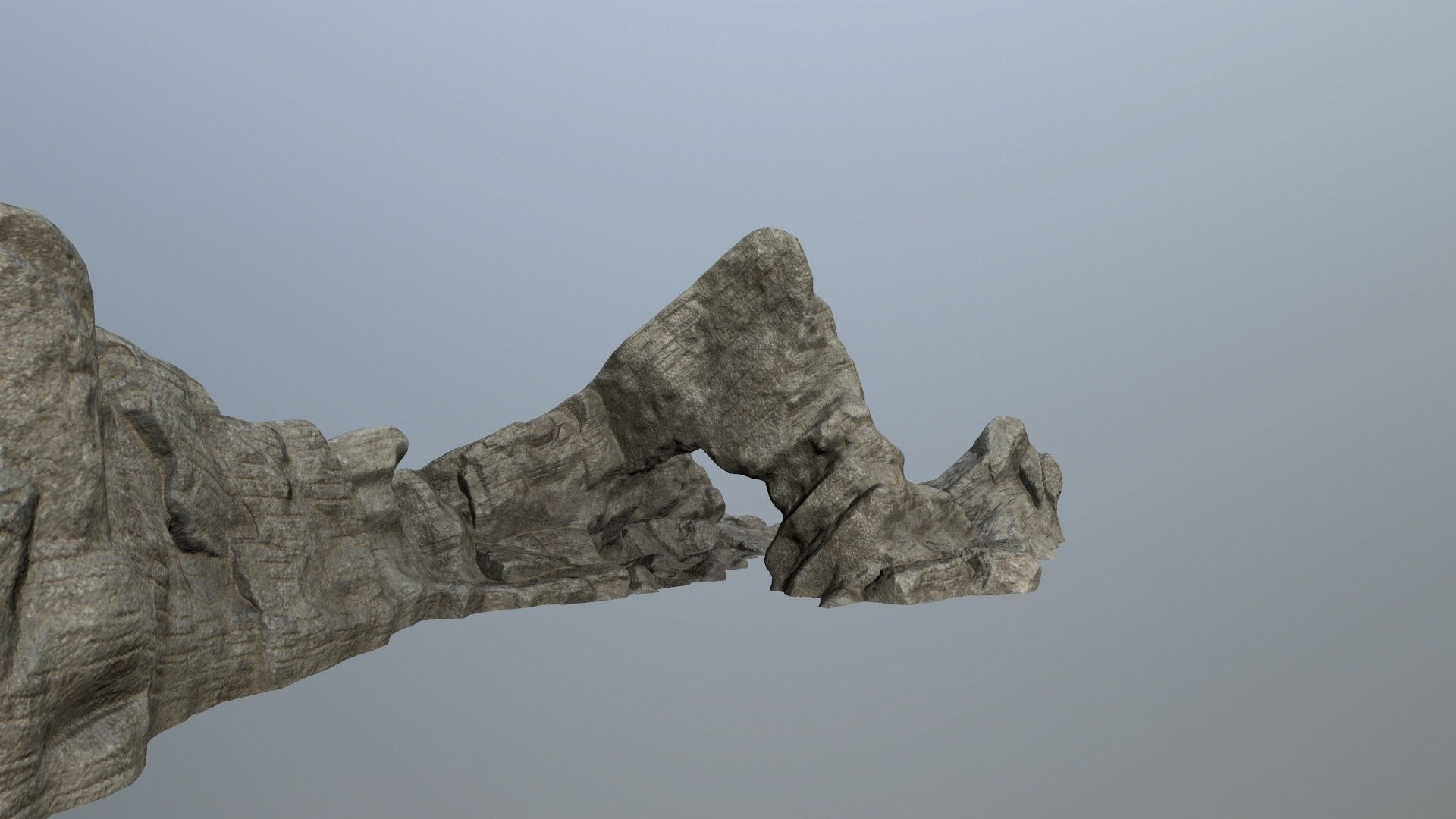 rocks rock formation Low-poly 3D model_10
