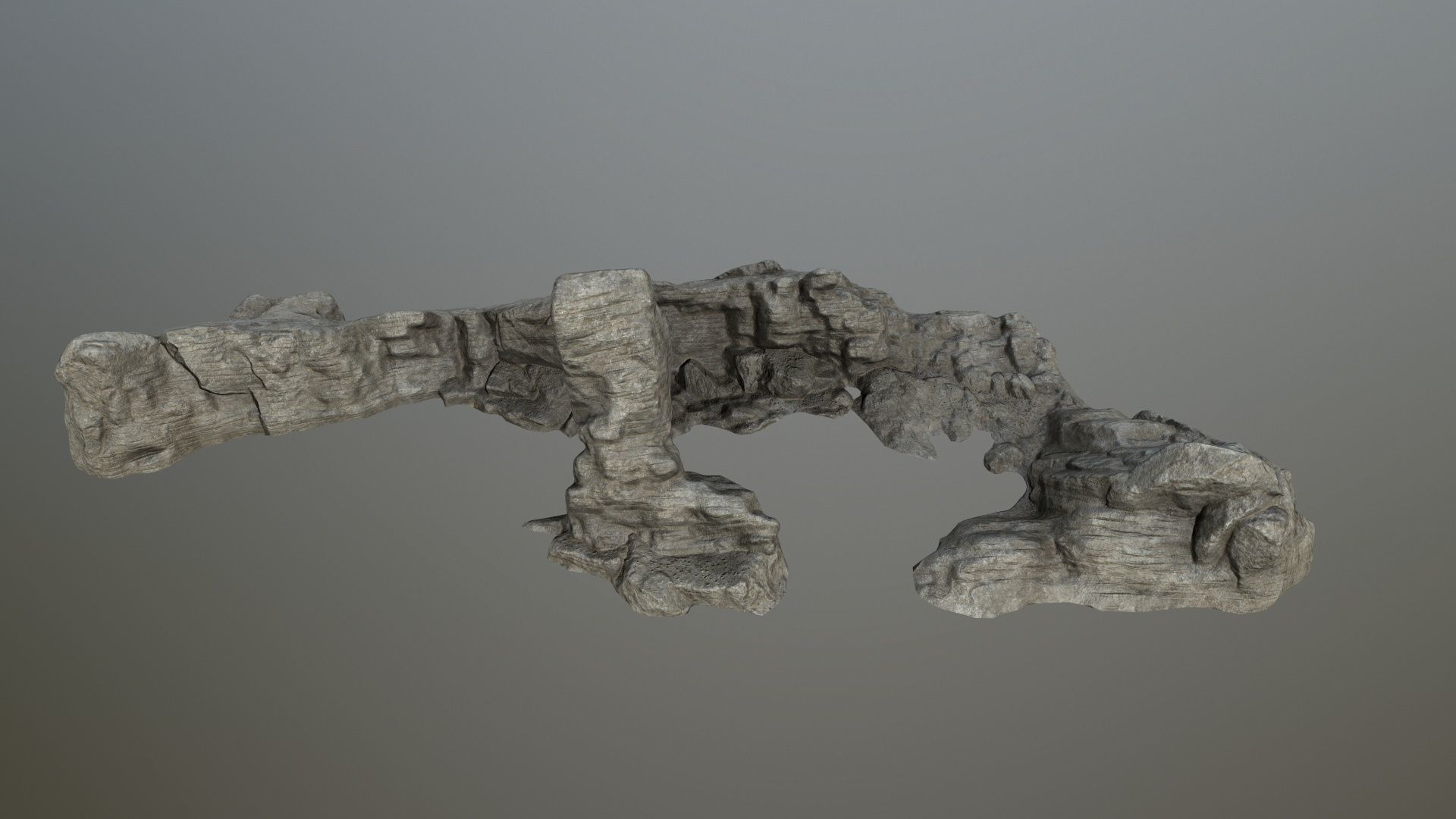 rocks rock formation Low-poly 3D model_9