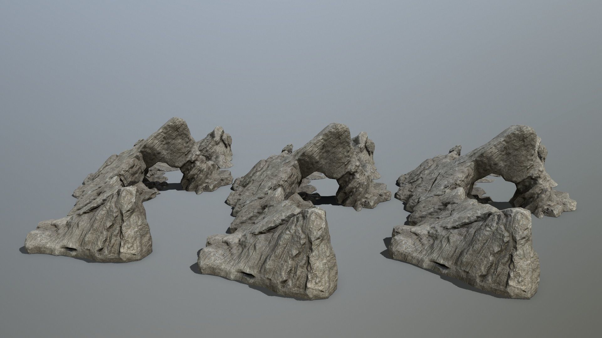 rocks rock formation Low-poly 3D model_13
