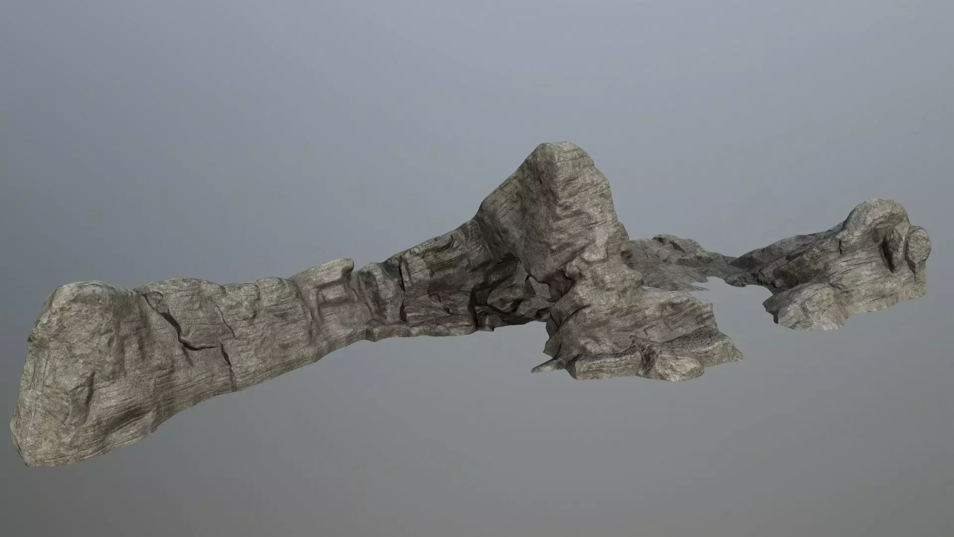 rocks rock formation Low-poly 3D model_0