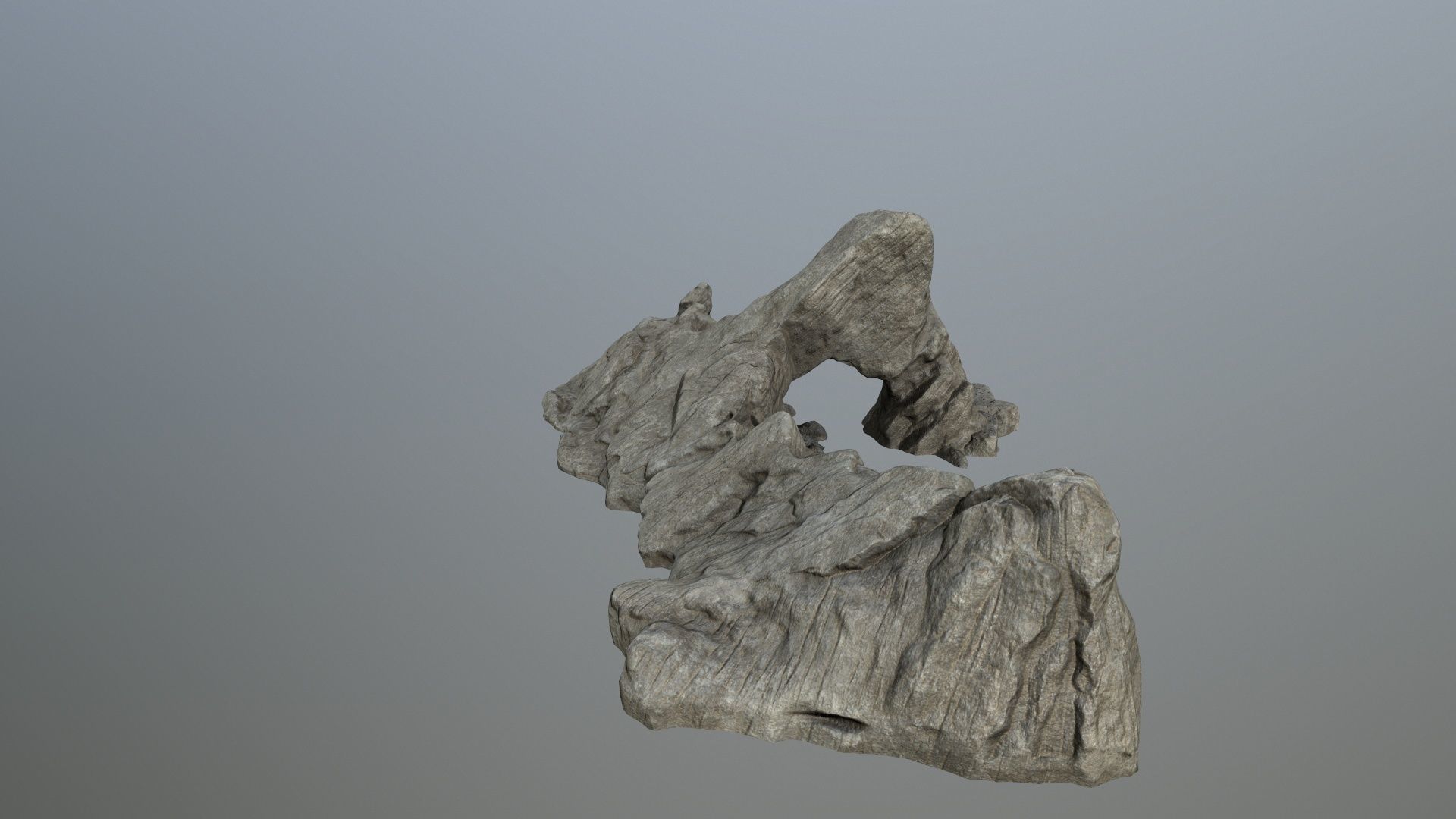 rocks rock formation Low-poly 3D model_2
