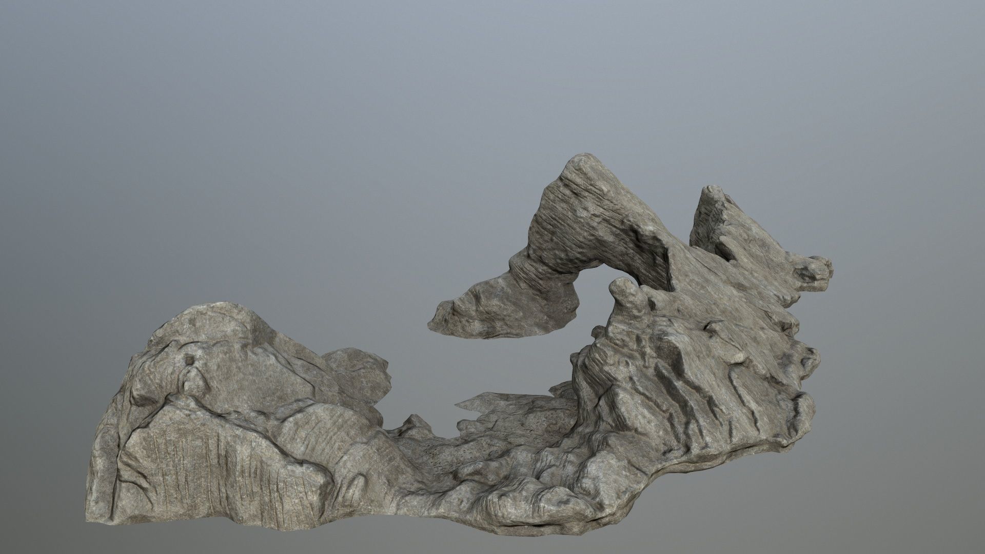 rocks rock formation Low-poly 3D model_5