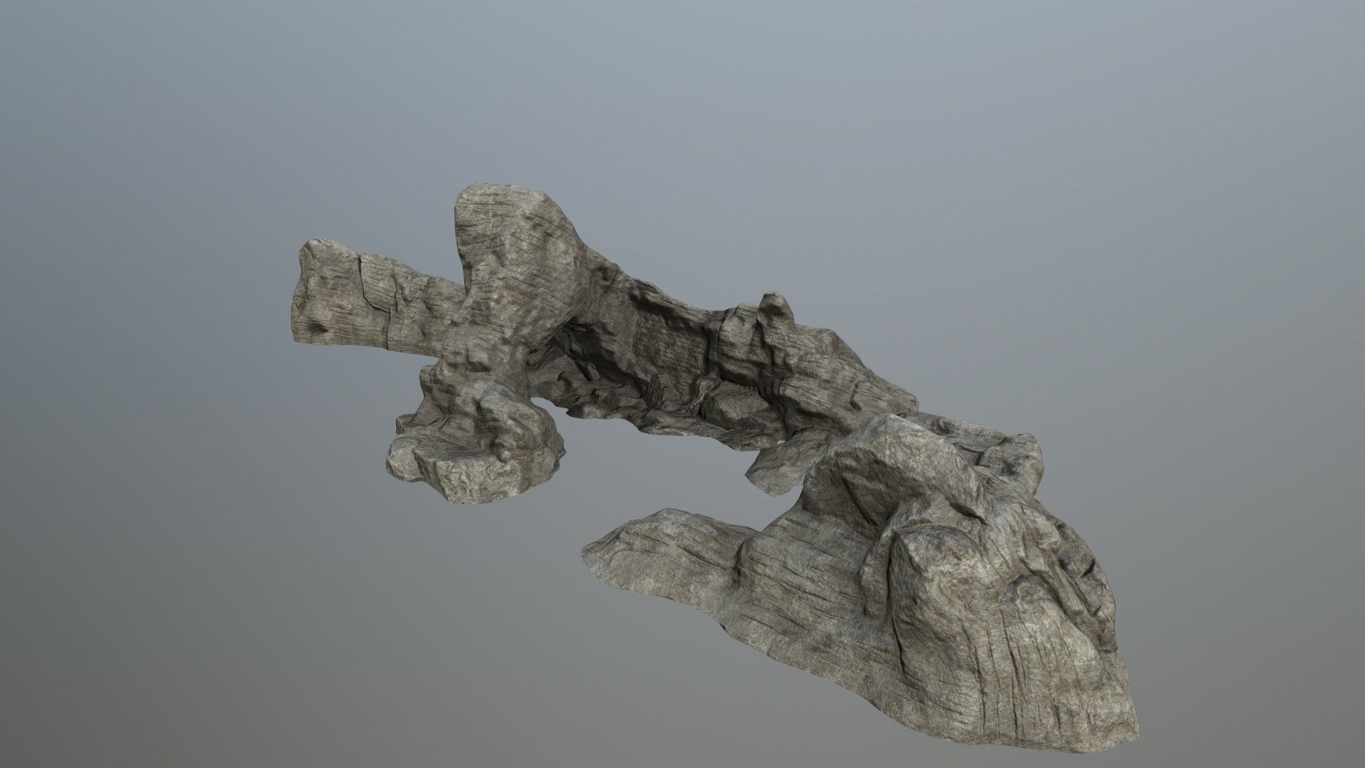 rocks rock formation Low-poly 3D model_7