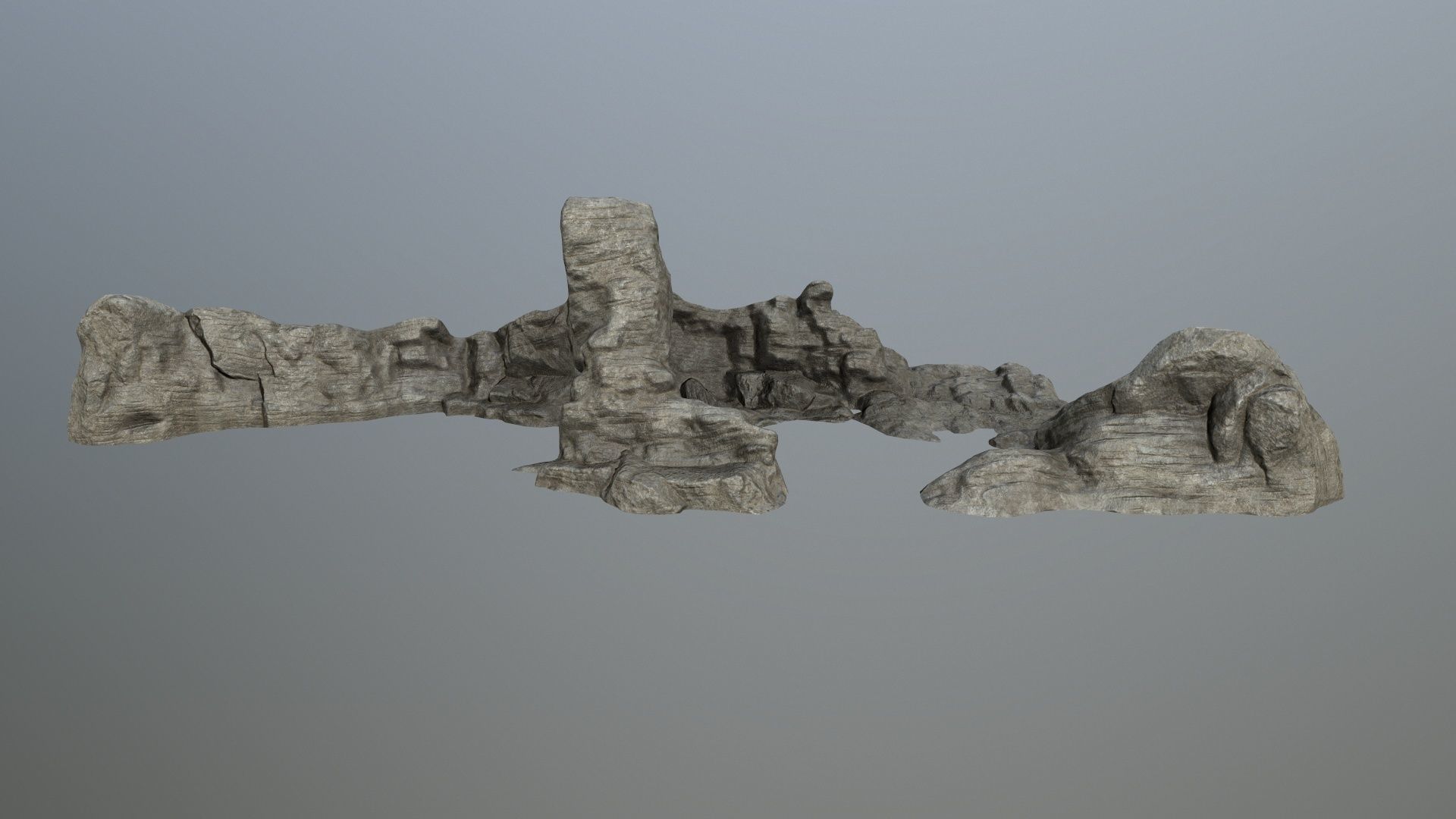 rocks rock formation Low-poly 3D model_8