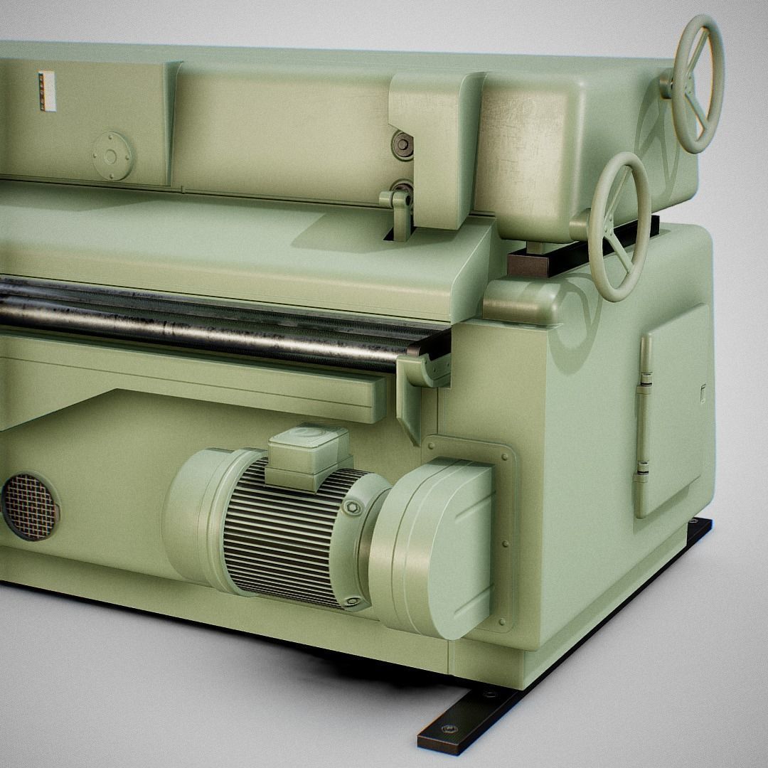 Sanding Machine - Anthon 01 Low-poly 3D model_19