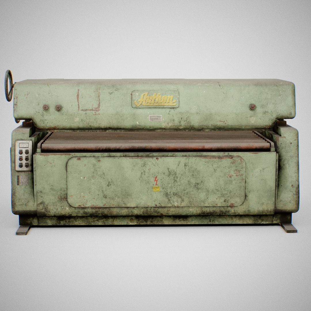 Sanding Machine - Anthon 01 Low-poly 3D model_3