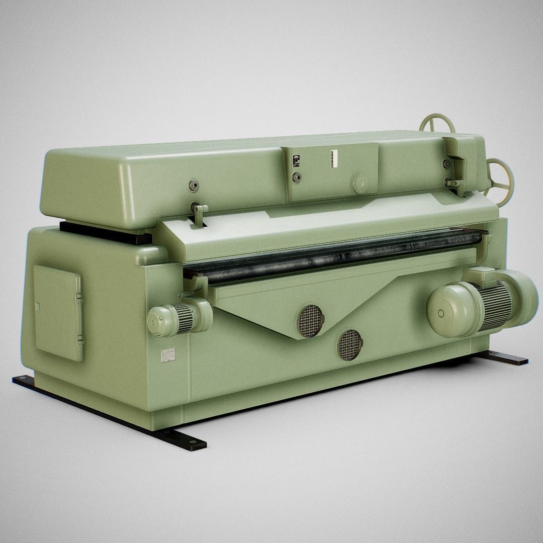 Sanding Machine - Anthon 01 Low-poly 3D model_13