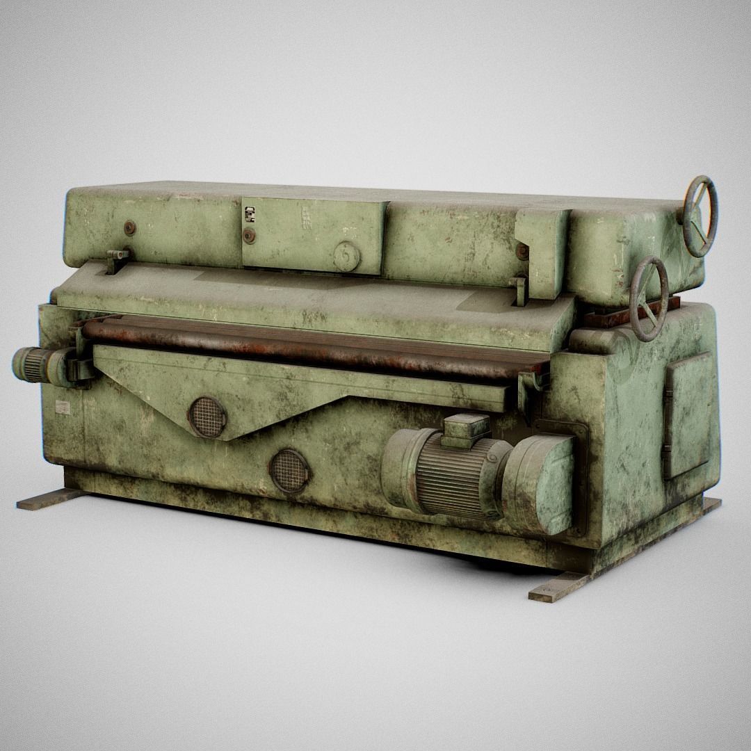 Sanding Machine - Anthon 01 Low-poly 3D model_18