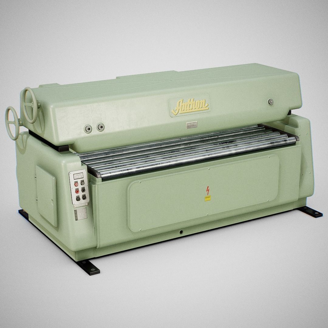 Sanding Machine - Anthon 01 Low-poly 3D model_4