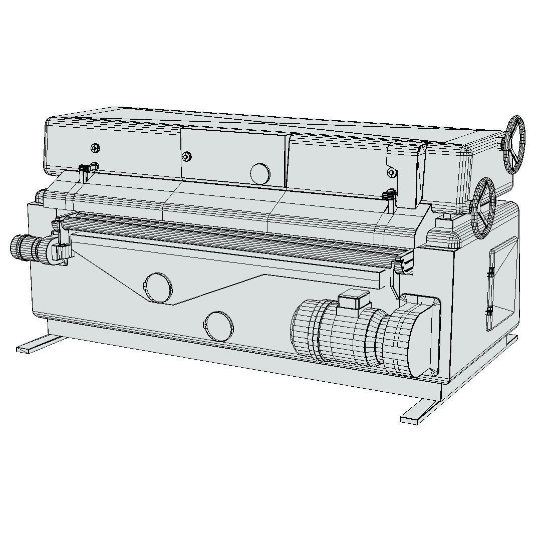 Sanding Machine - Anthon 01 Low-poly 3D model_23